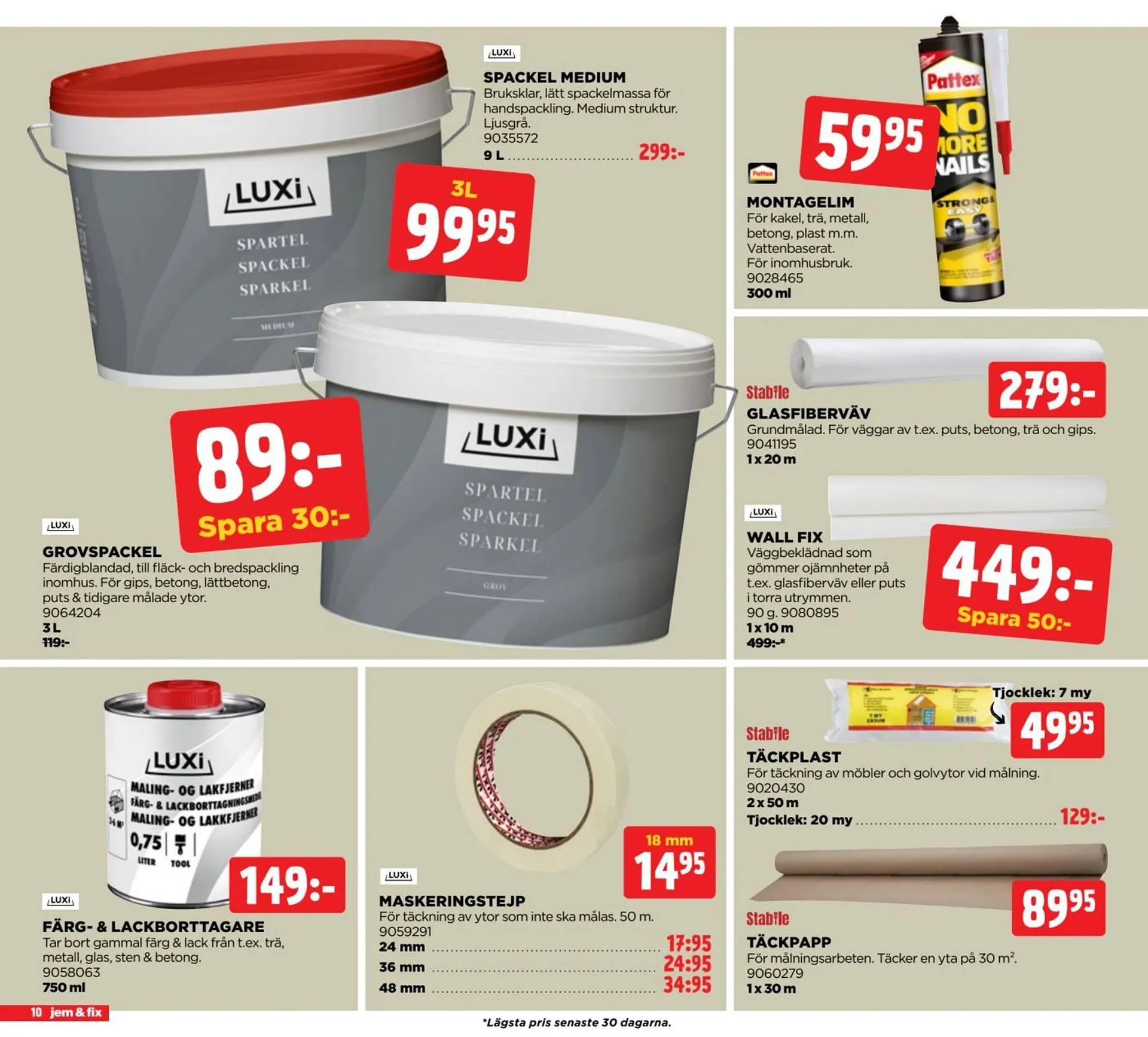 Jem&Fix reklamblad från 20 oktober till 2 november 2025 - Reklamblad sidor 10