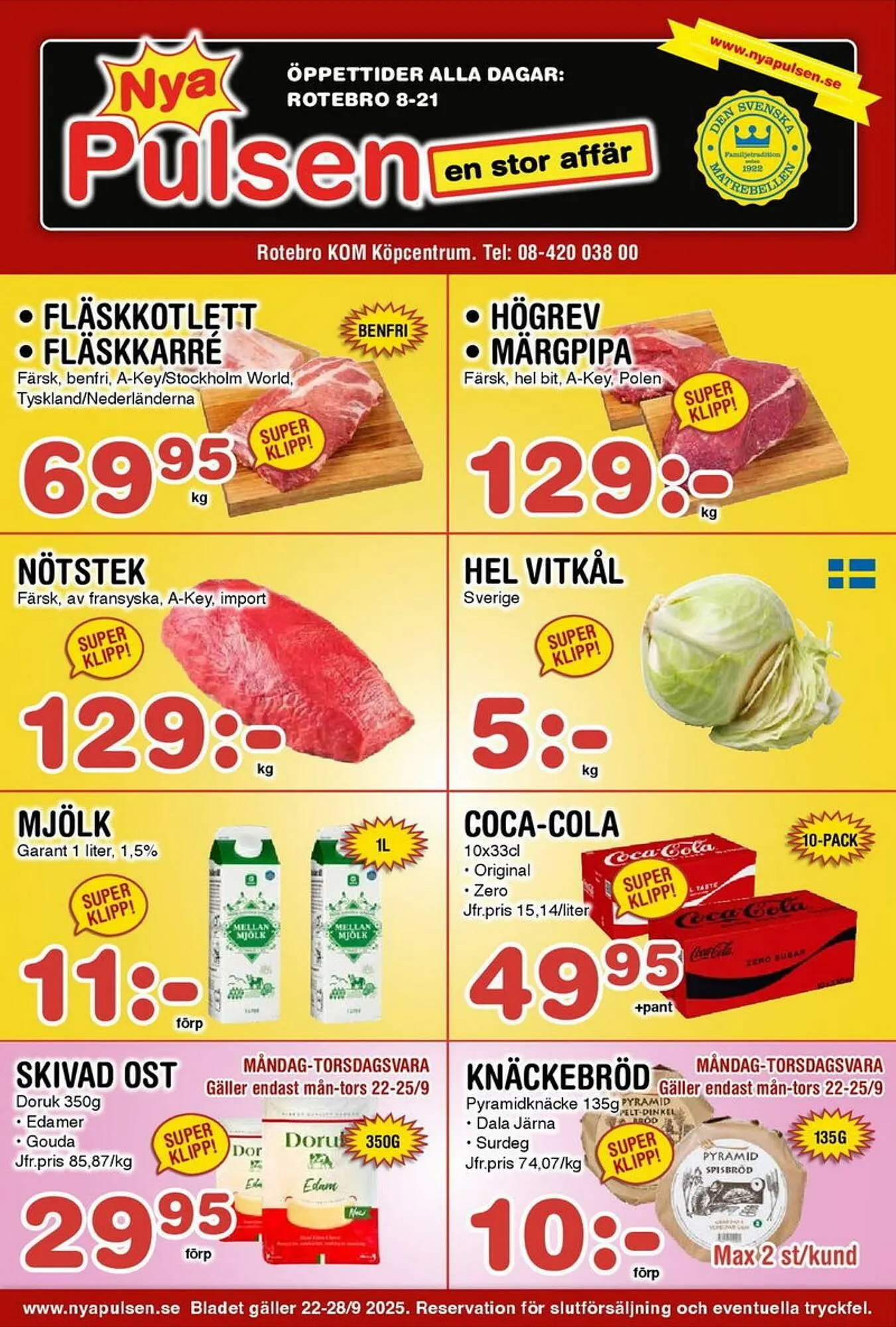 Nya Pulsen reklamblad - 1