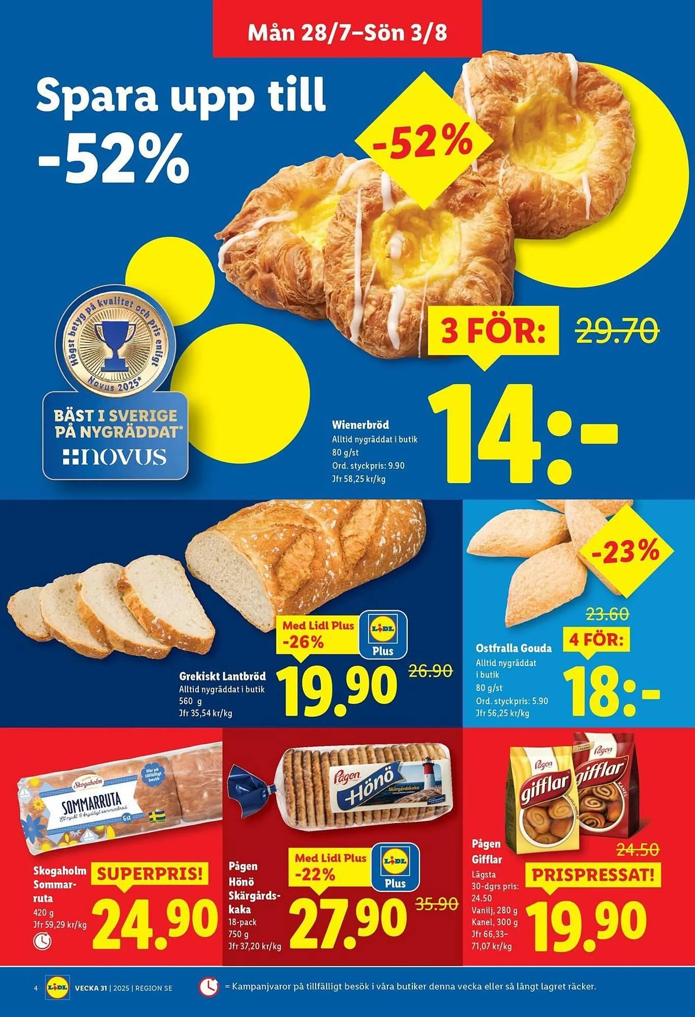 Lidl reklamblad från 28 juli till 3 augusti 2025 - Reklamblad sidor 4