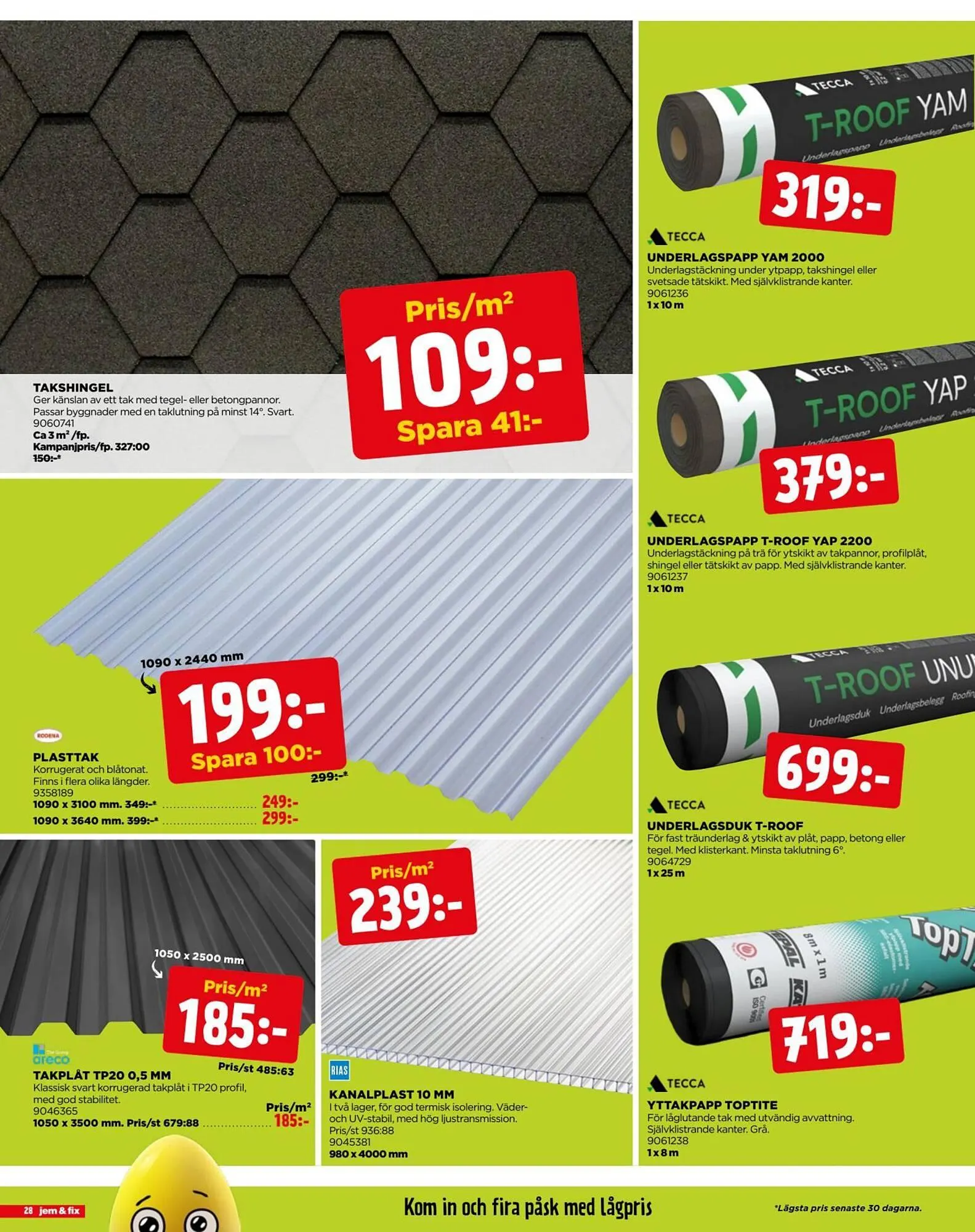 Jem&Fix reklamblad från 30 mars till 6 april 2026 - Reklamblad sidor 28