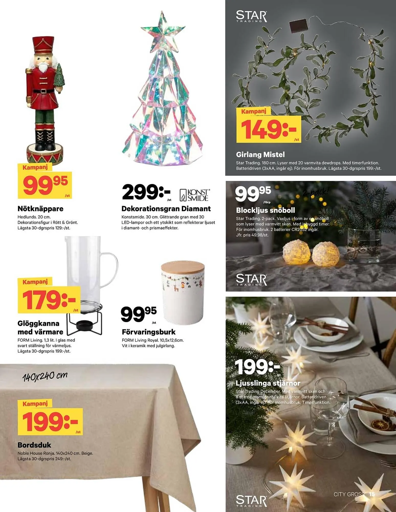 City Gross reklamblad från 1 december till 28 december 2025 - Reklamblad sidor 15