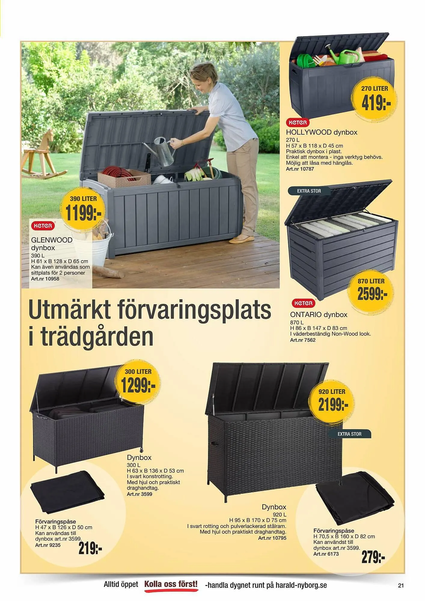 Harald Nyborg reklamblad från 11 juni till 31 oktober 2023 - Reklamblad sidor 21