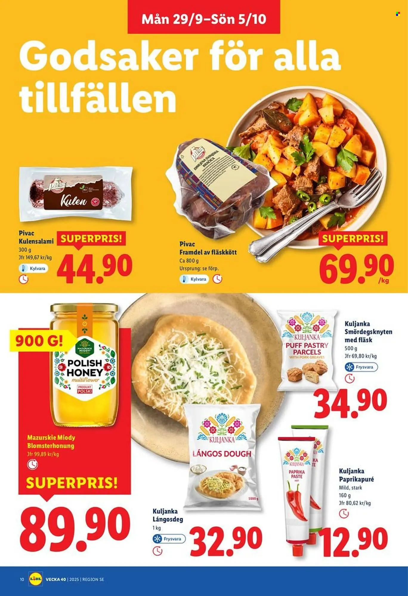 Lidl reklamblad från 29 september till 5 oktober 2025 - Reklamblad sidor 10