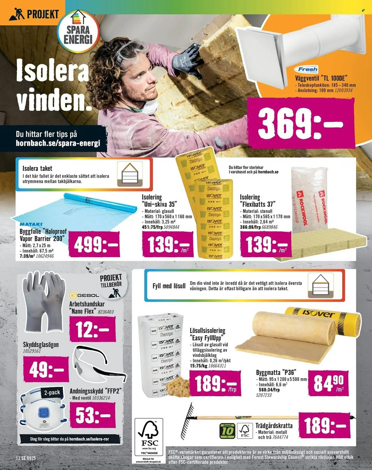 Hornbach reklamblad från 31 augusti till 24 september 2025 - Reklamblad sidor 12