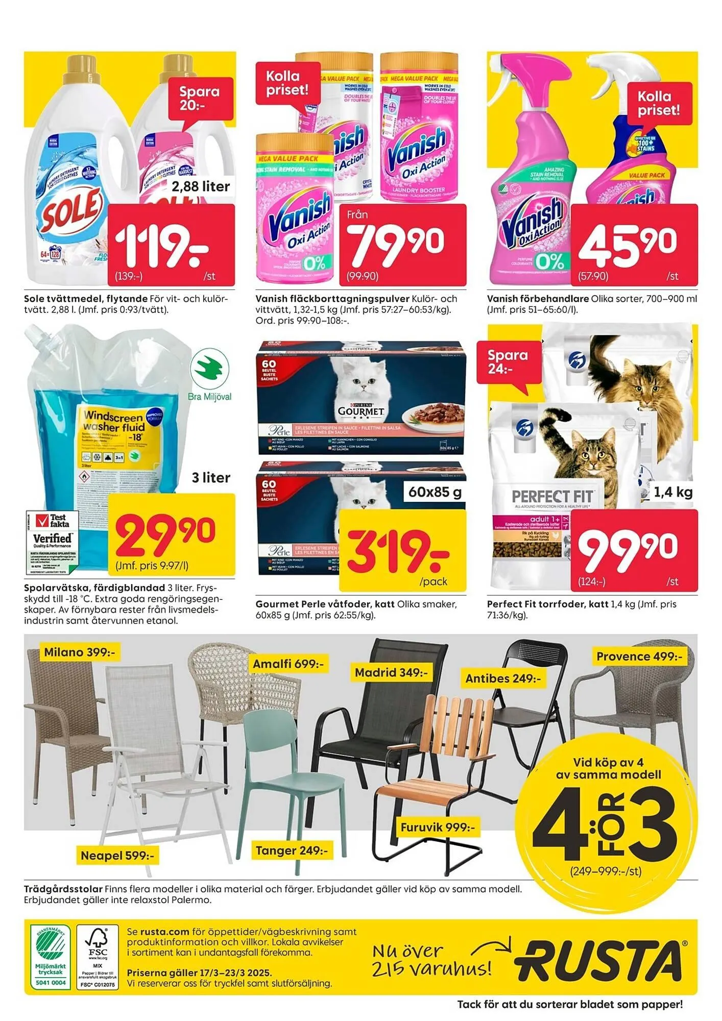 Rusta reklamblad från 17 mars till 23 mars 2025 - Reklamblad sidor 16