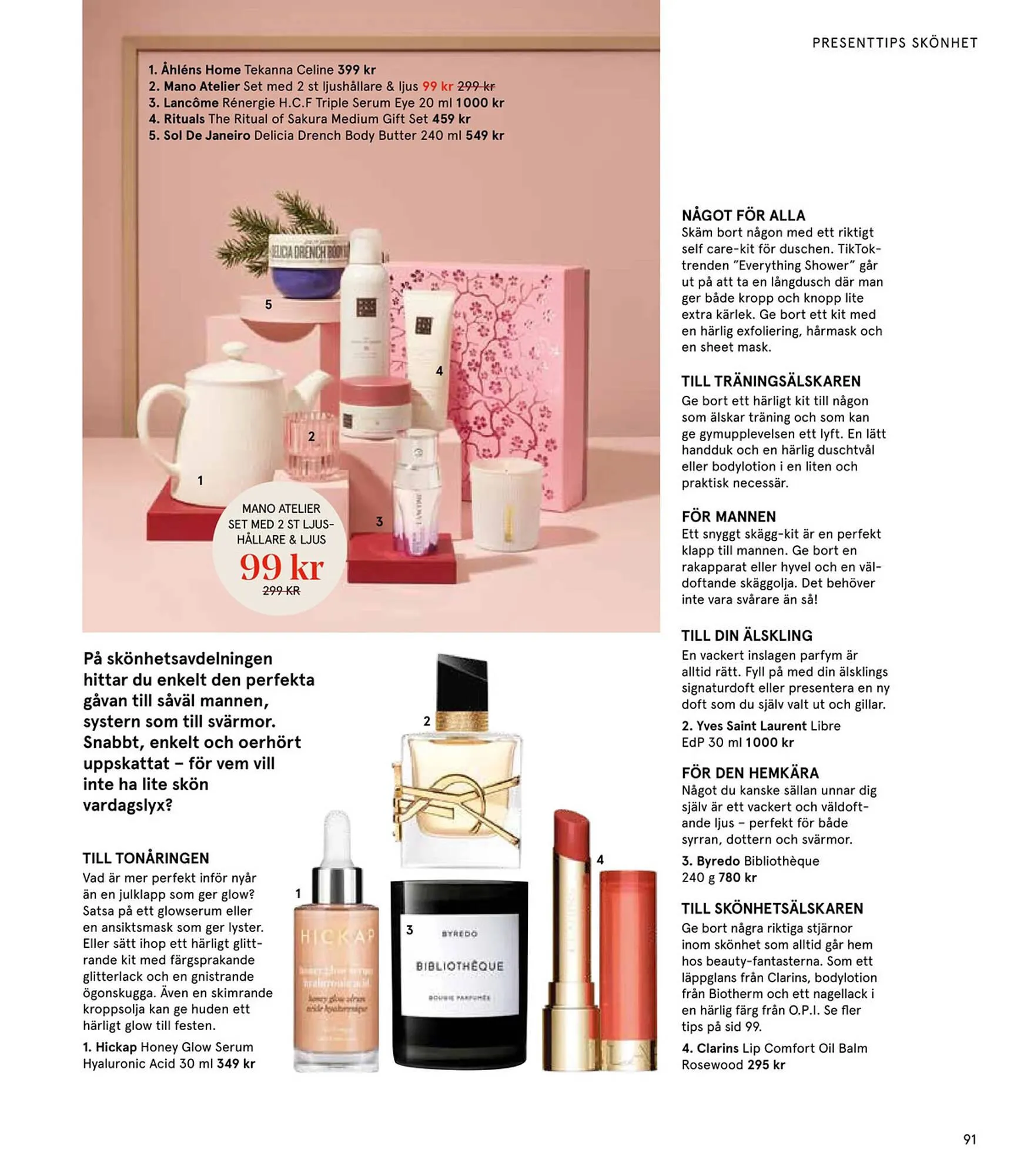 Åhléns reklamblad från 25 november till 24 december 2024 - Reklamblad sidor 91