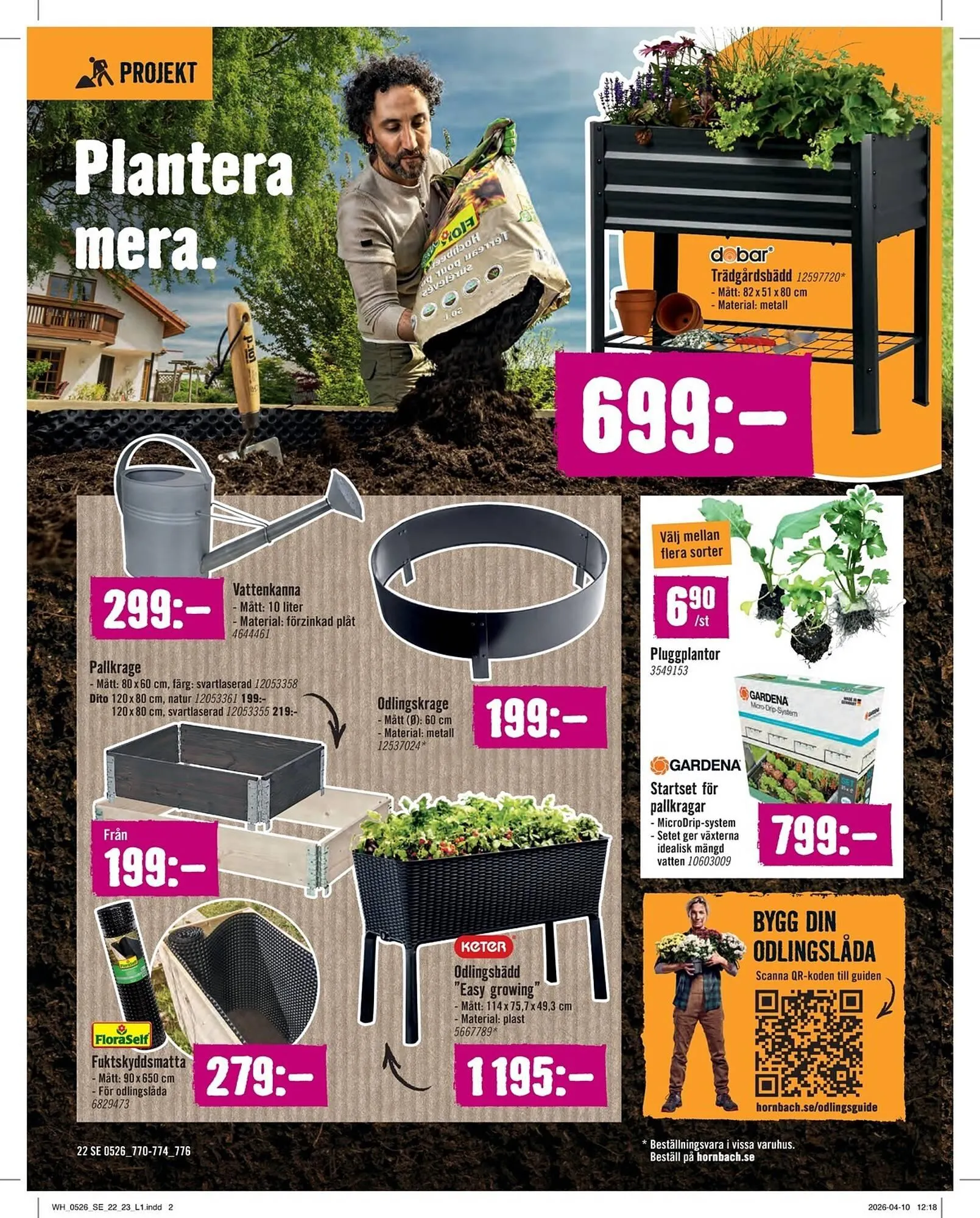 Hornbach reklamblad från 4 maj till 30 maj 2026 - Reklamblad sidor 22