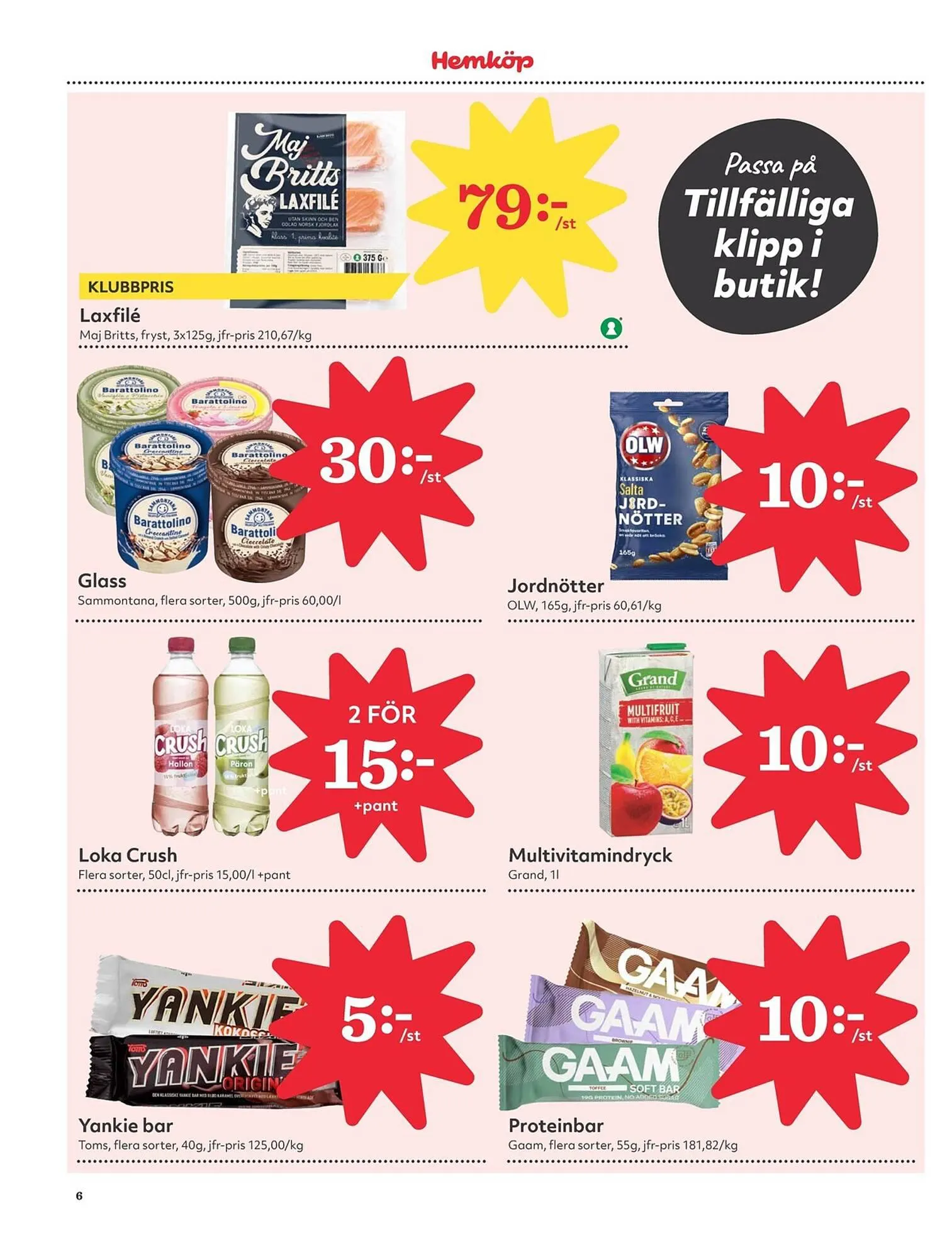 Hemköp reklamblad från 2 oktober till 8 oktober 2023 - Reklamblad sidor 6