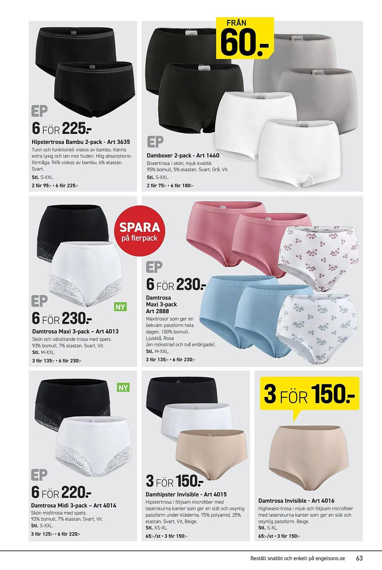 Engelsons katalog från 9 mars till 15 mars 2026 - Reklamblad sidor 63