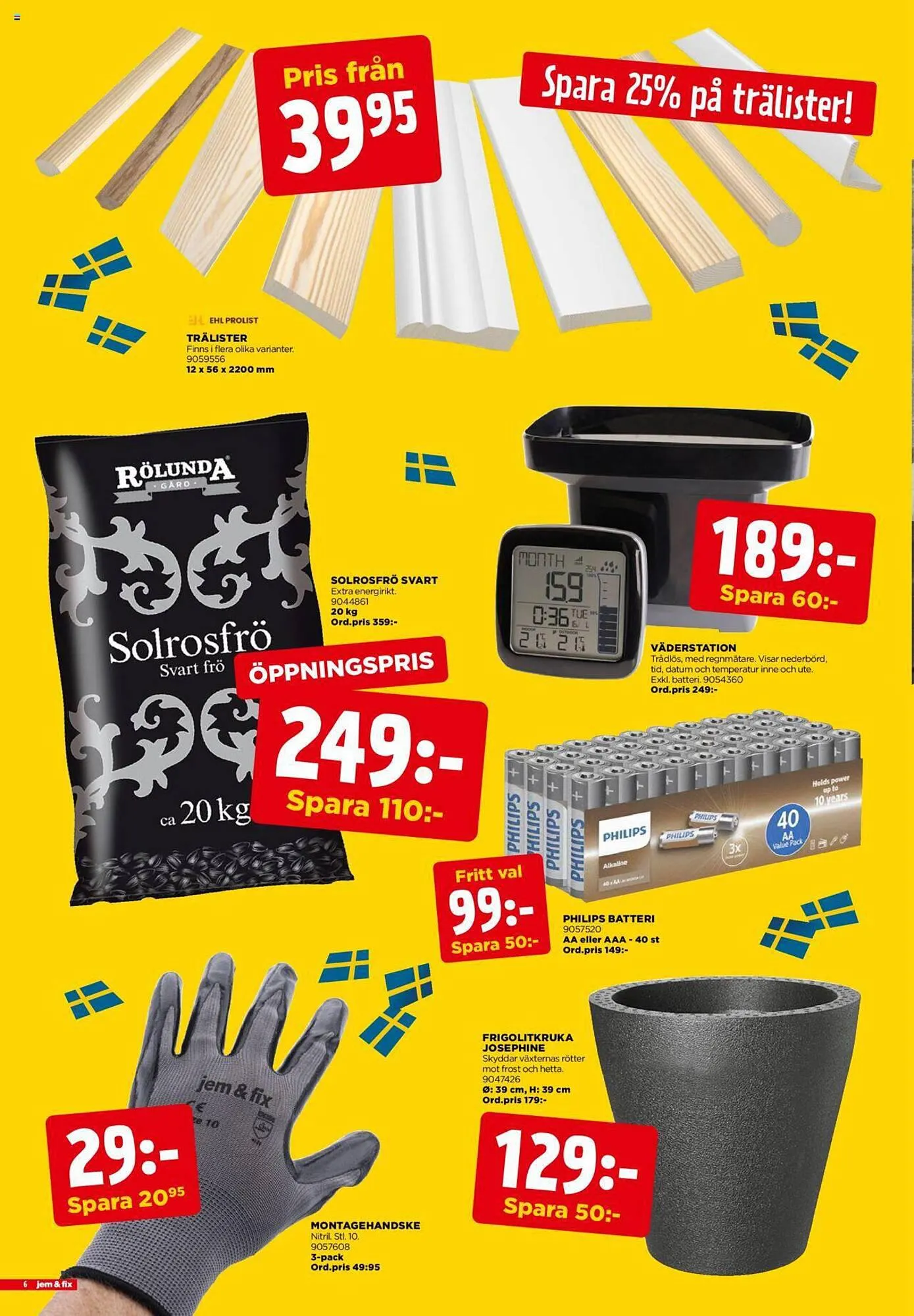 Jem&Fix reklamblad från 28 september till 1 oktober 2023 - Reklamblad sidor 6