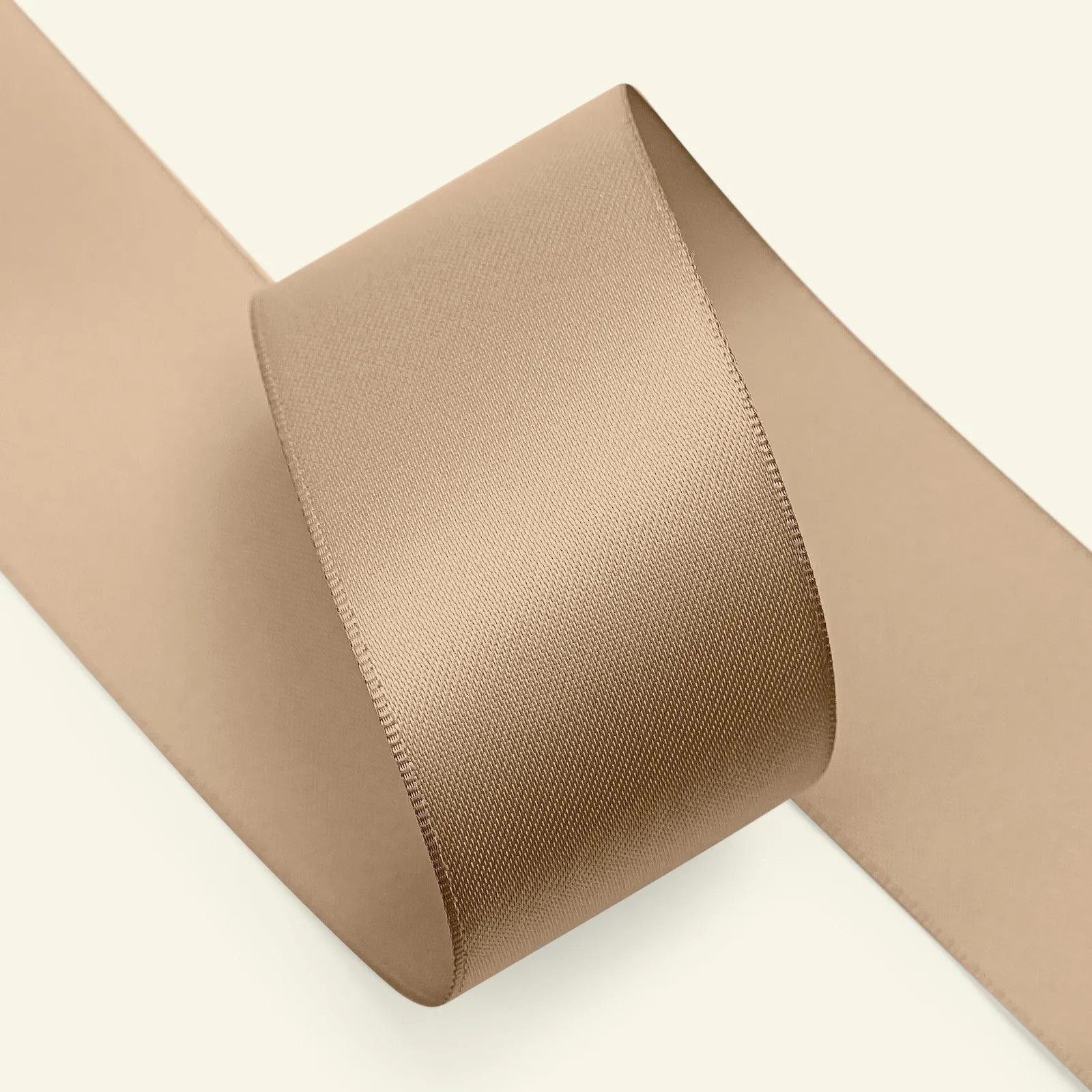 Satinband 38mm sand 5m