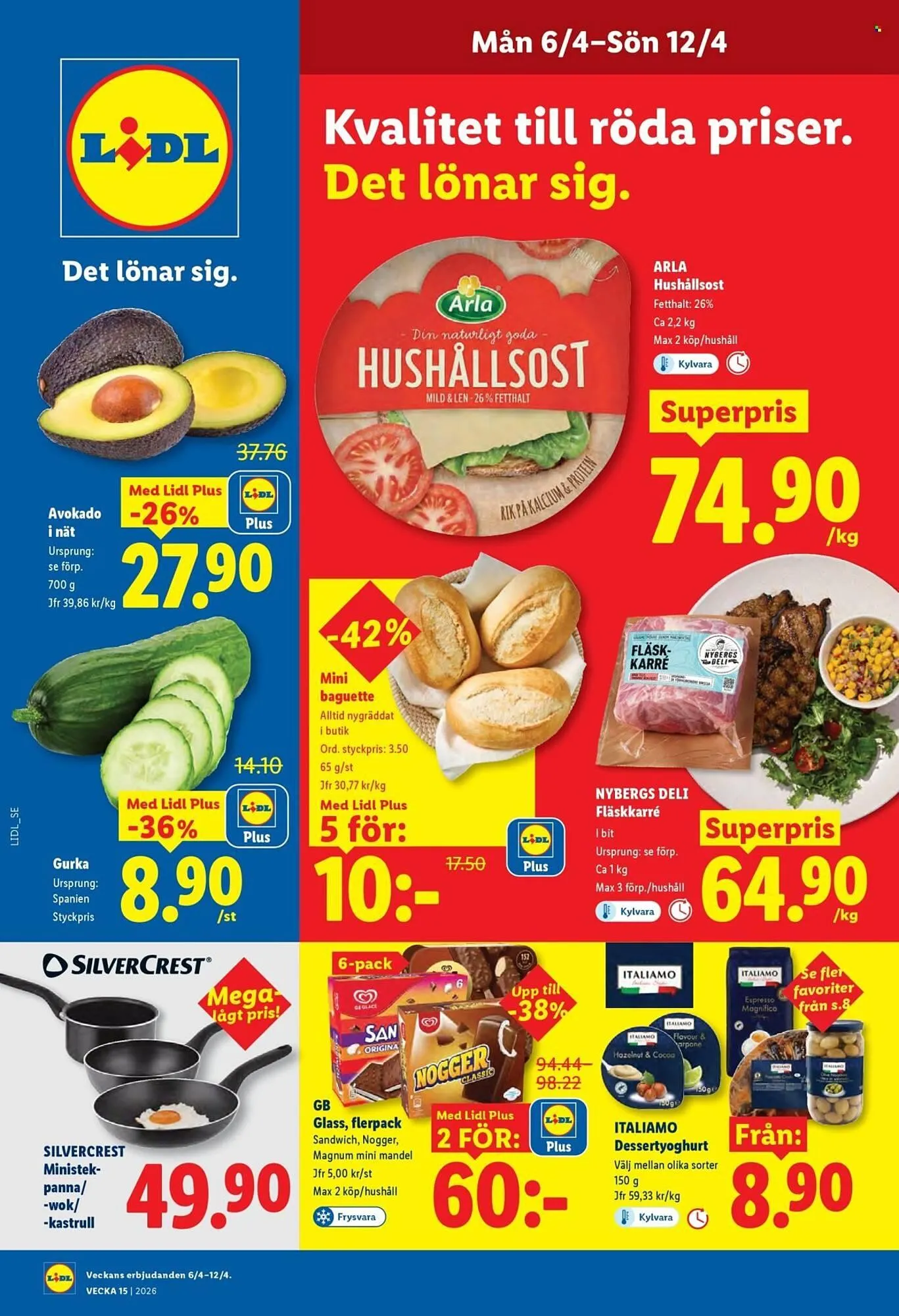 Lidl reklamblad från 6 april till 12 april 2026 - Reklamblad sidor 1