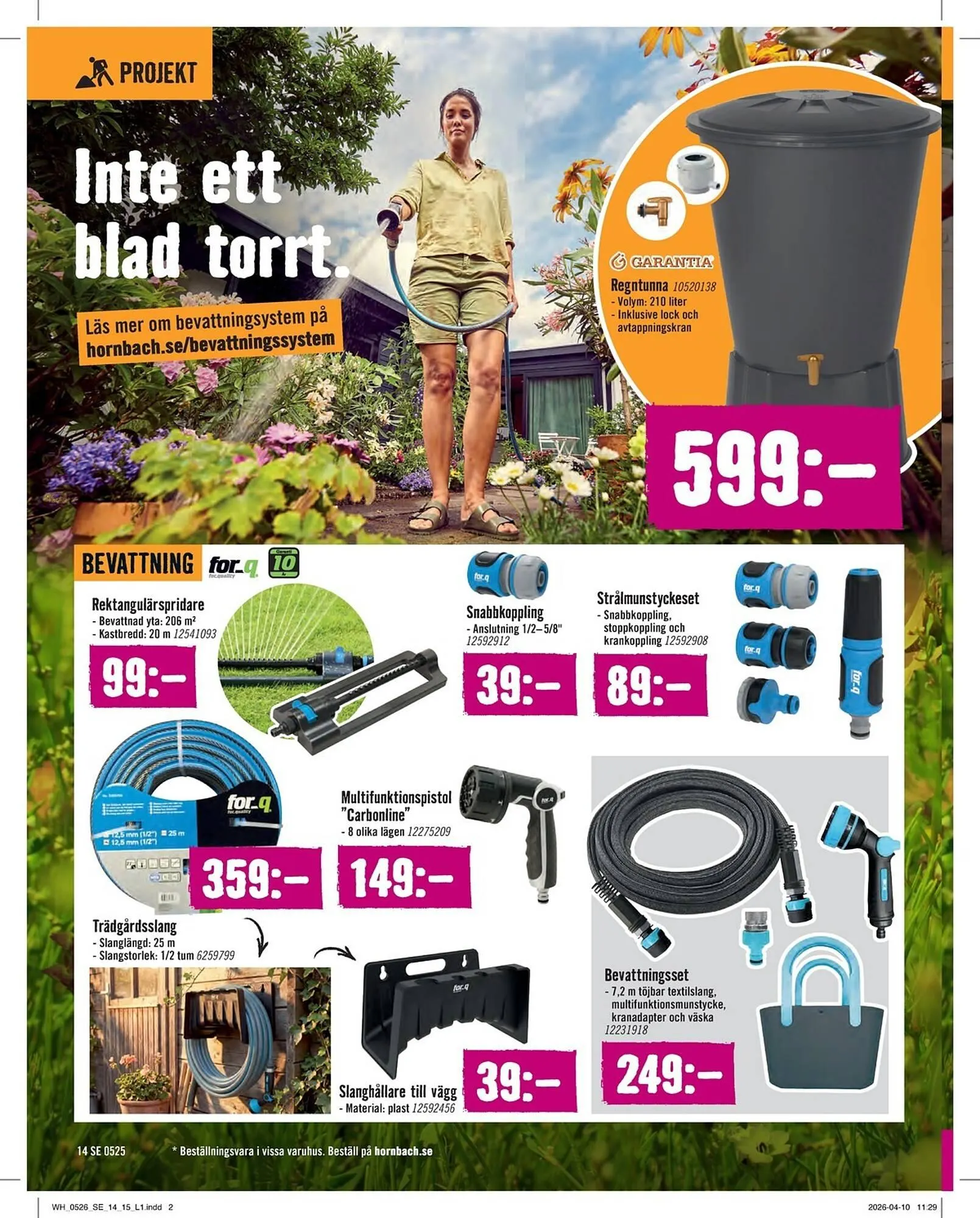 Hornbach reklamblad från 4 maj till 30 maj 2026 - Reklamblad sidor 14