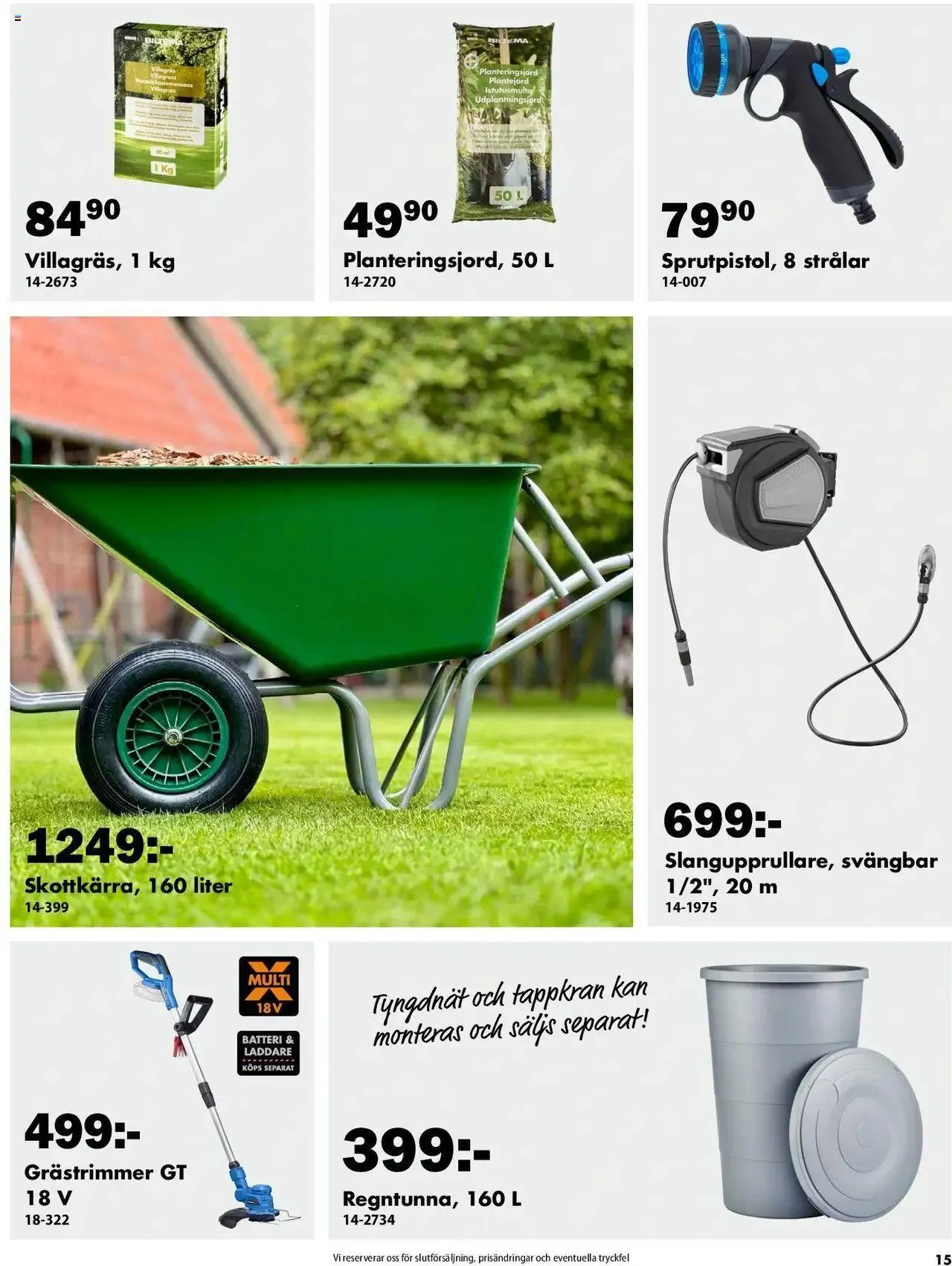 Biltema - erbjudanden från 25 juli till 31 december 2024 - Reklamblad sidor 15