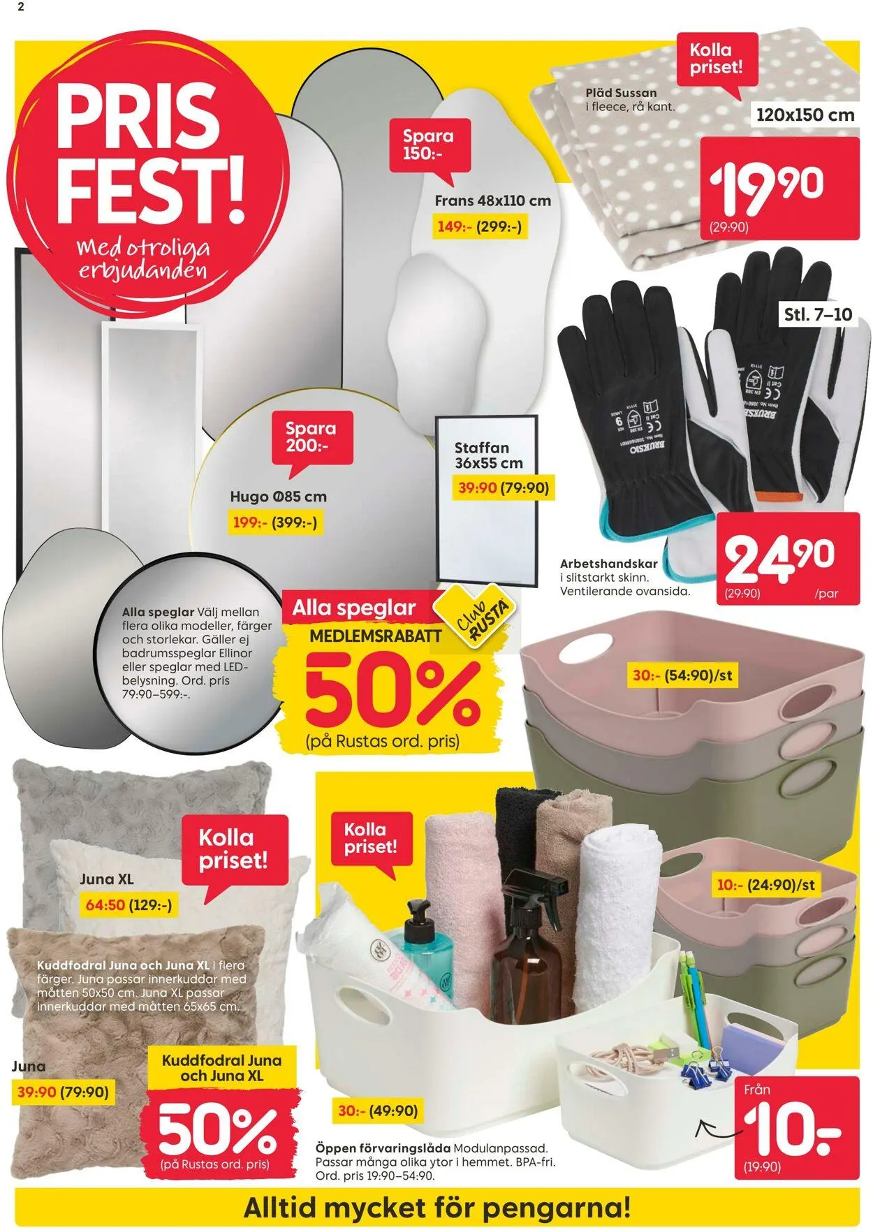 Rusta från 18 augusti till 24 augusti 2025 - Reklamblad sidor 2