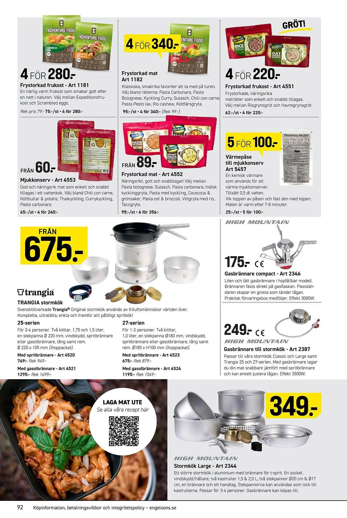 Engelsons katalog från 9 mars till 15 mars 2026 - Reklamblad sidor 92