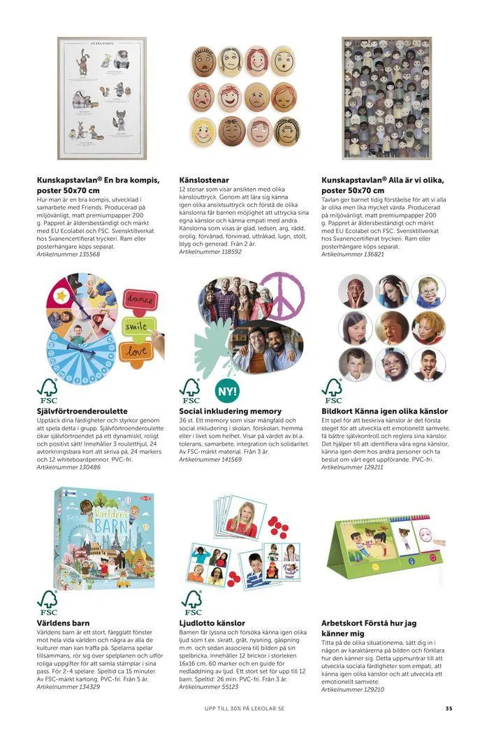 Nyheter och favoriter skola och fritidshem 2024 från 23 februari till 31 december 2024 - Reklamblad sidor 35