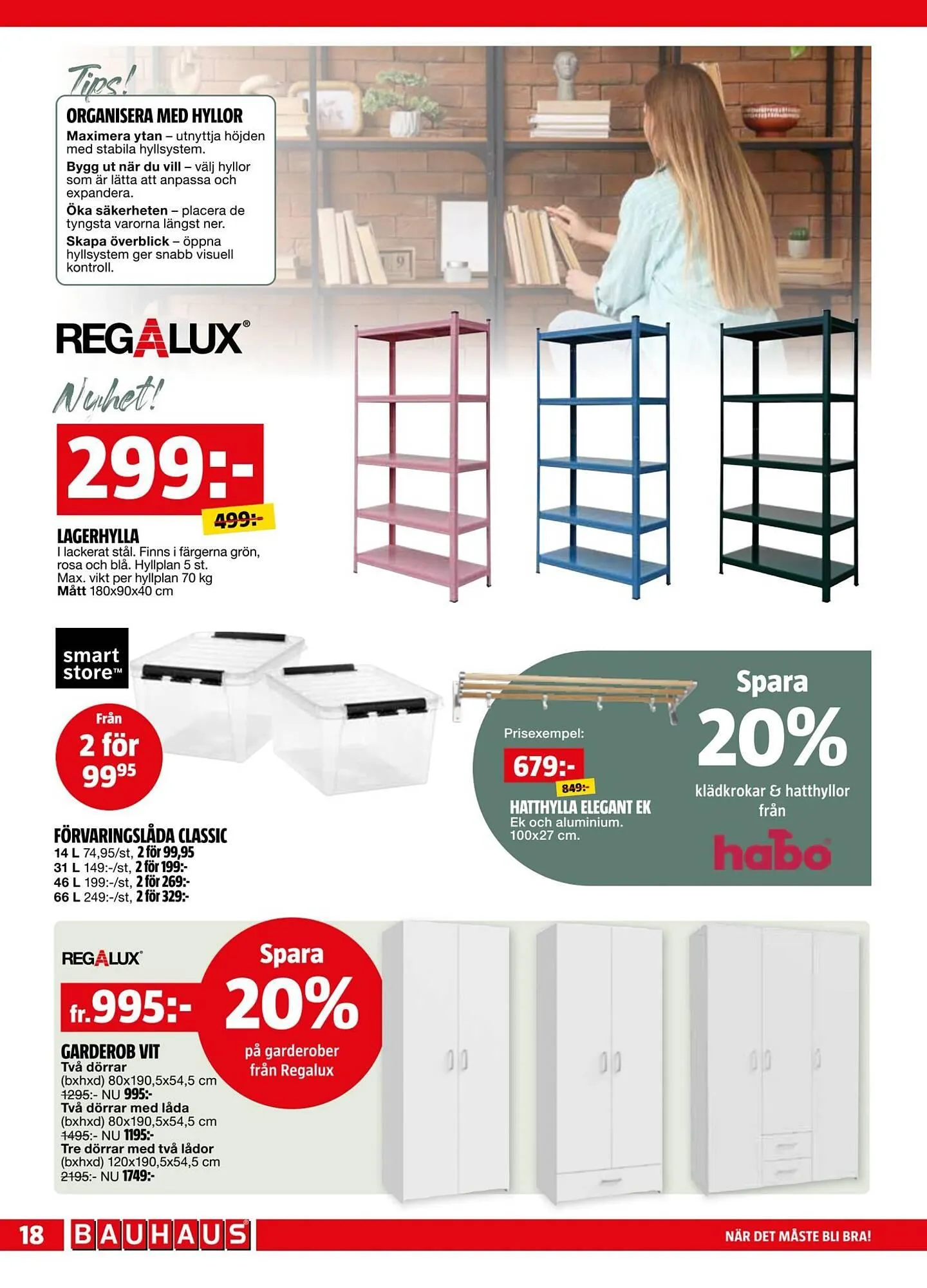 Bauhaus reklamblad från 2 mars till 16 mars 2026 - Reklamblad sidor 18