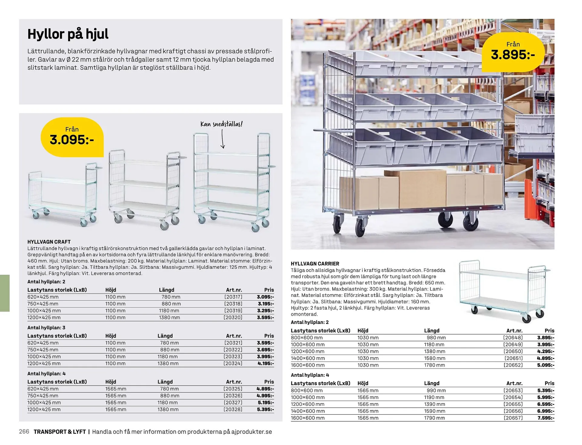 AJ Produkter reklamblad från 1 januari till 31 december 2025 - Reklamblad sidor 266