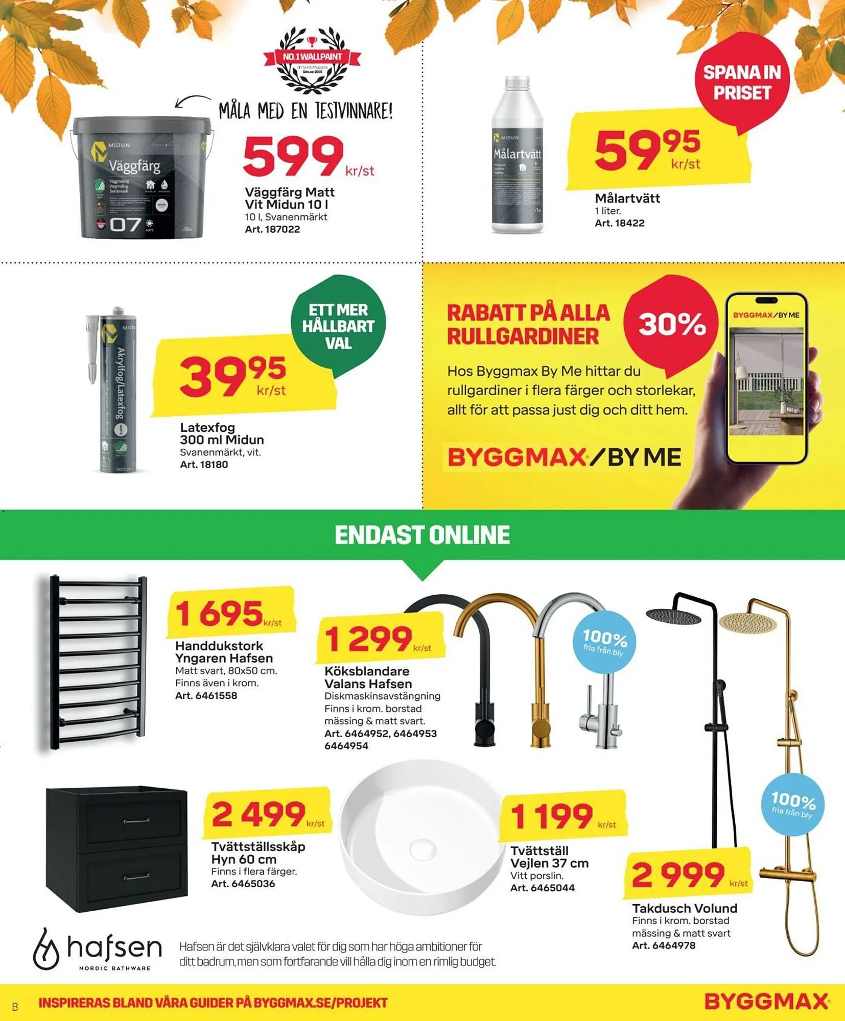Byggmax reklamblad från 17 oktober till 3 november 2024 - Reklamblad sidor 7