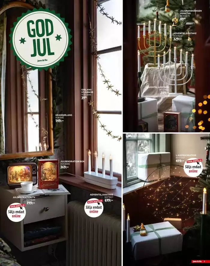 Jem&Fix reklamblad från 27 oktober till 24 december 2024 - Reklamblad sidor 3
