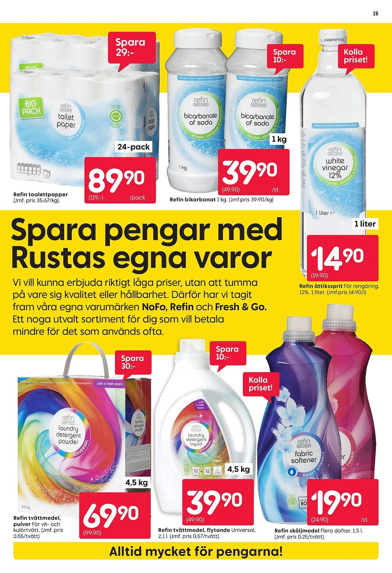 Rusta reklamblad från 12 maj till 17 maj 2025 - Reklamblad sidor 15