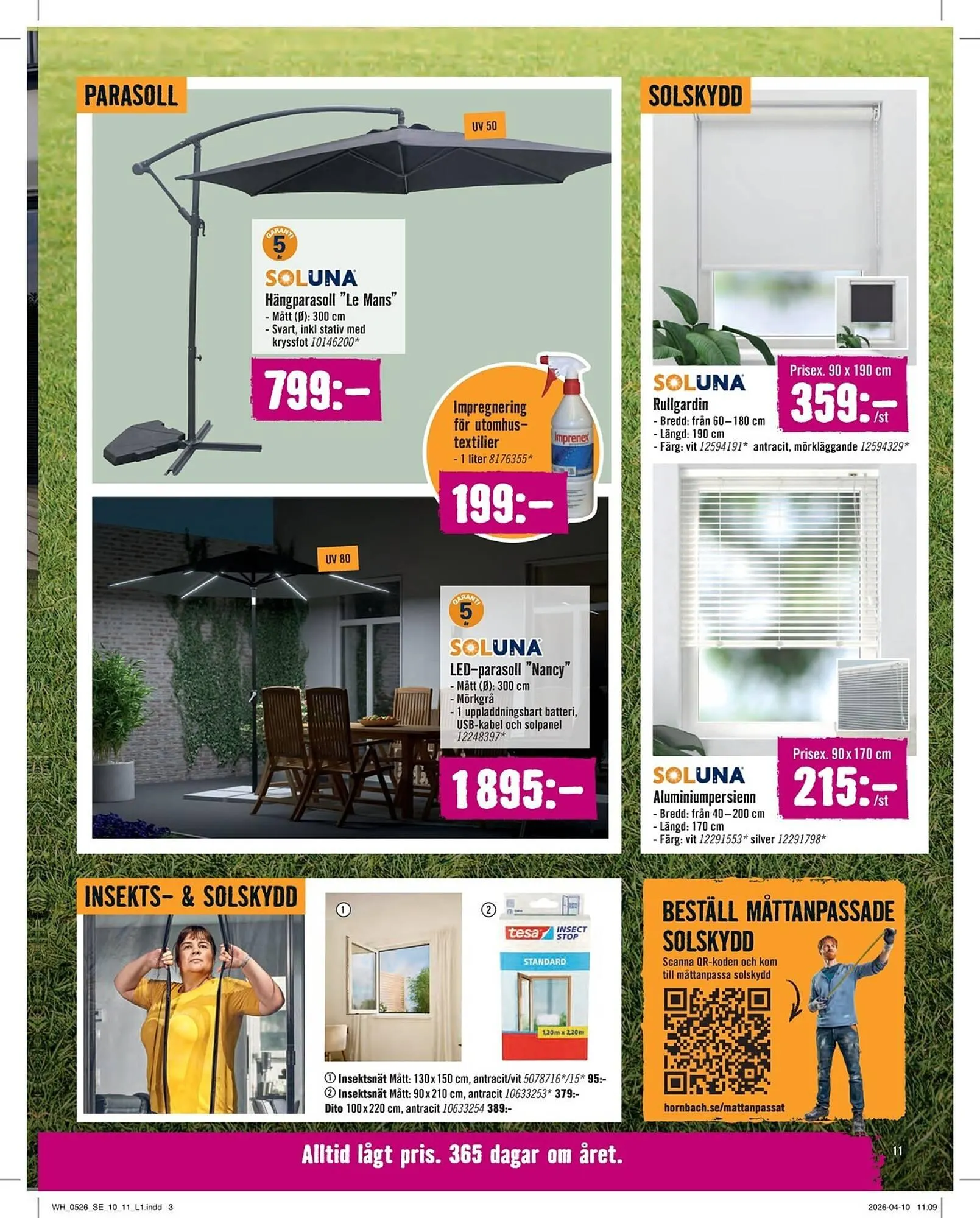 Hornbach reklamblad från 4 maj till 30 maj 2026 - Reklamblad sidor 11