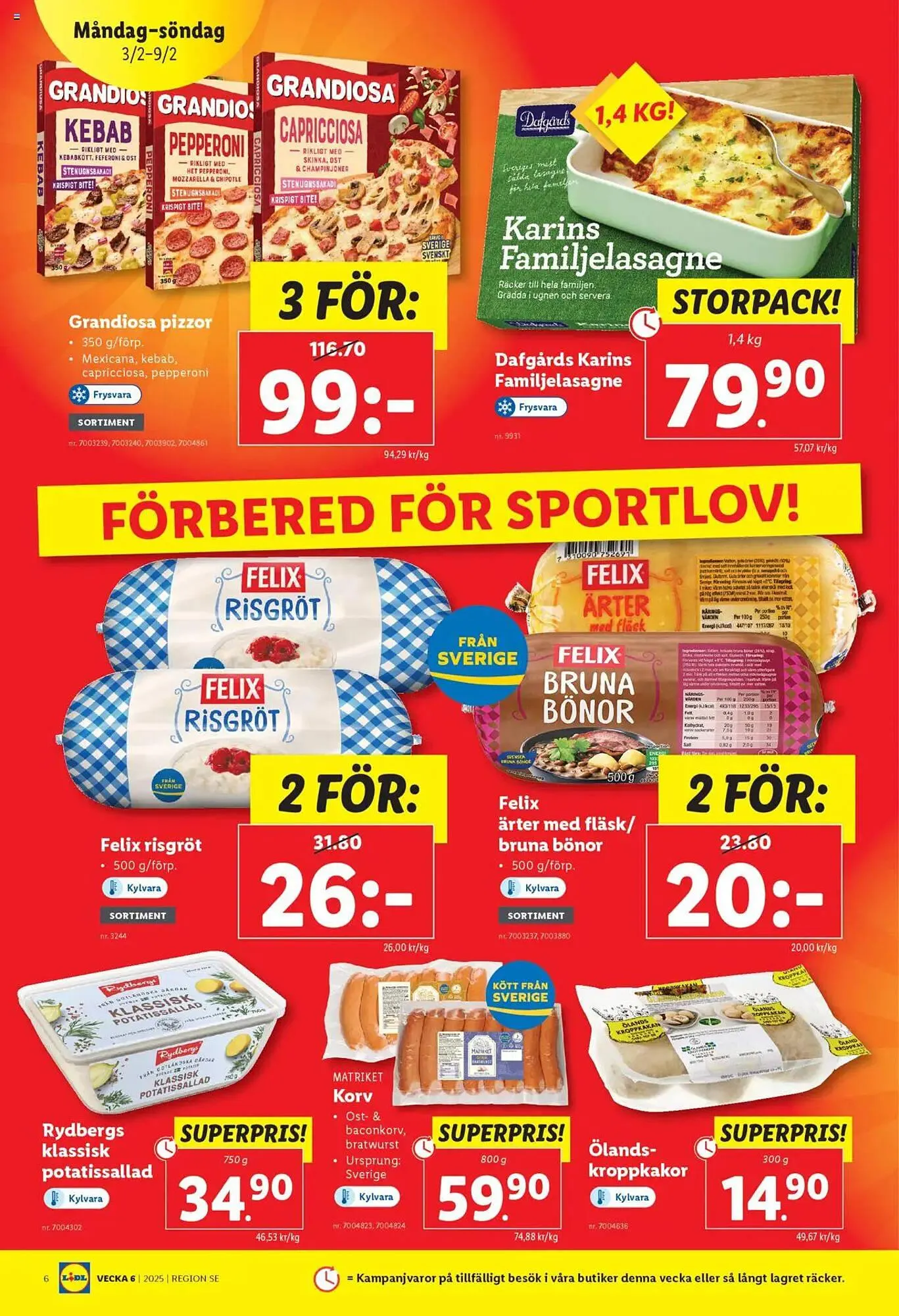 Lidl reklamblad från 3 februari till 9 februari 2025 - Reklamblad sidor 6