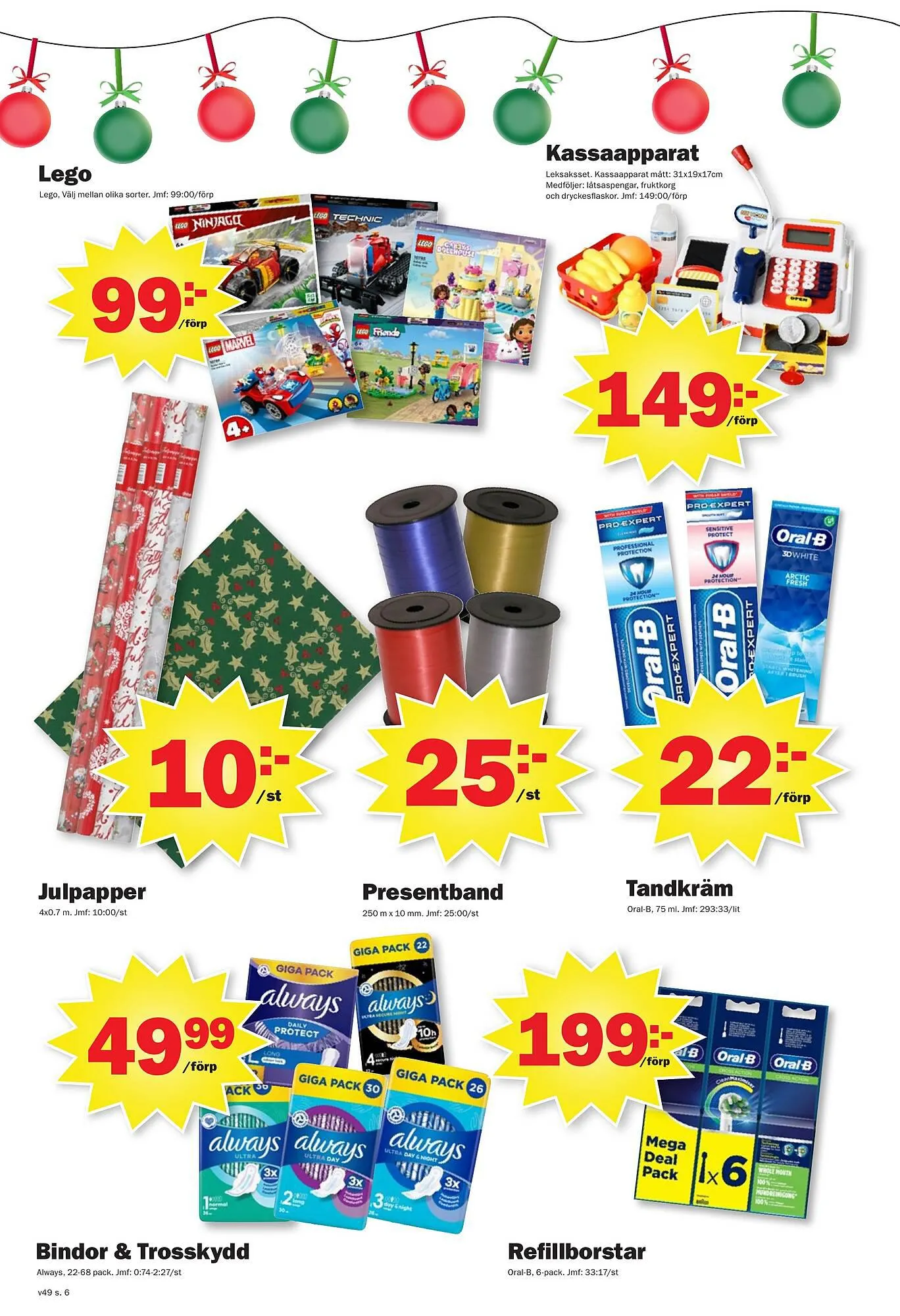 Pekås reklamblad från 4 december till 9 december 2023 - Reklamblad sidor 6