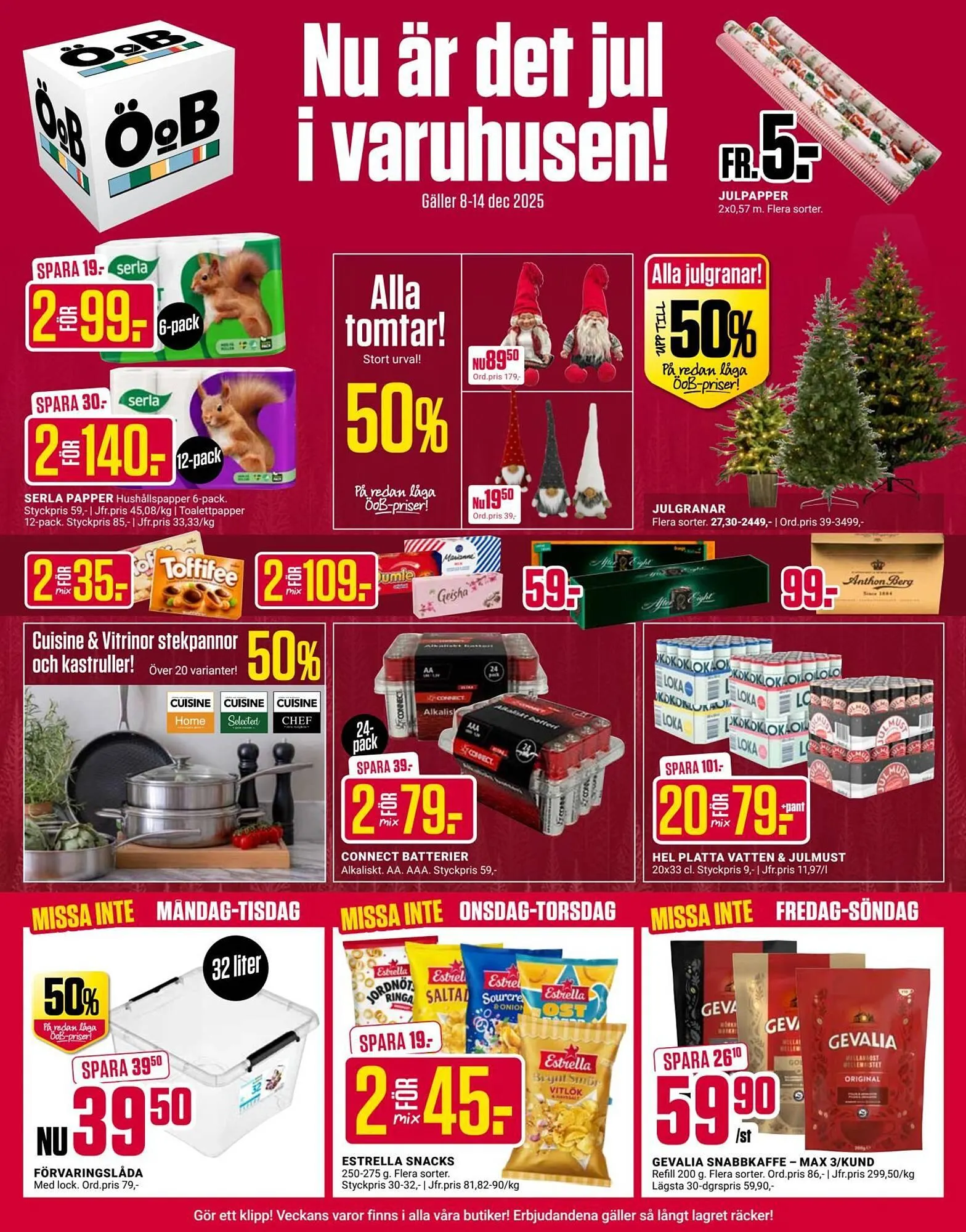 ÖoB annonsblad från 8 december till 15 december 2025 - Reklamblad sidor 1