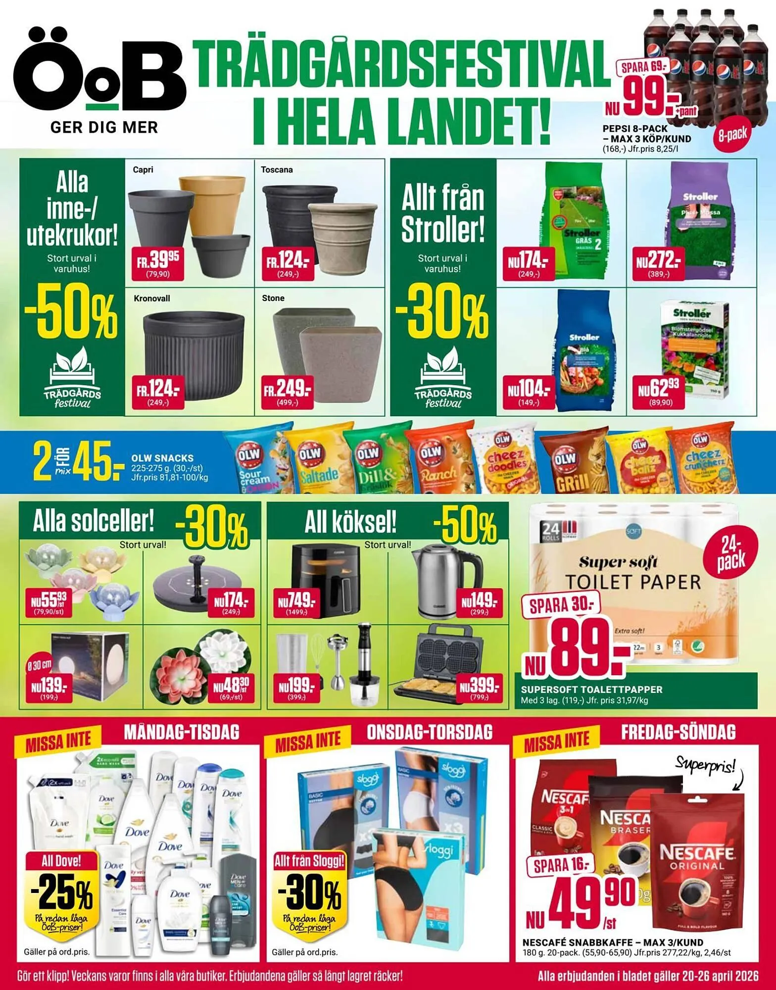 ÖoB annonsblad från 20 april till 27 april 2026 - Reklamblad sidor 1