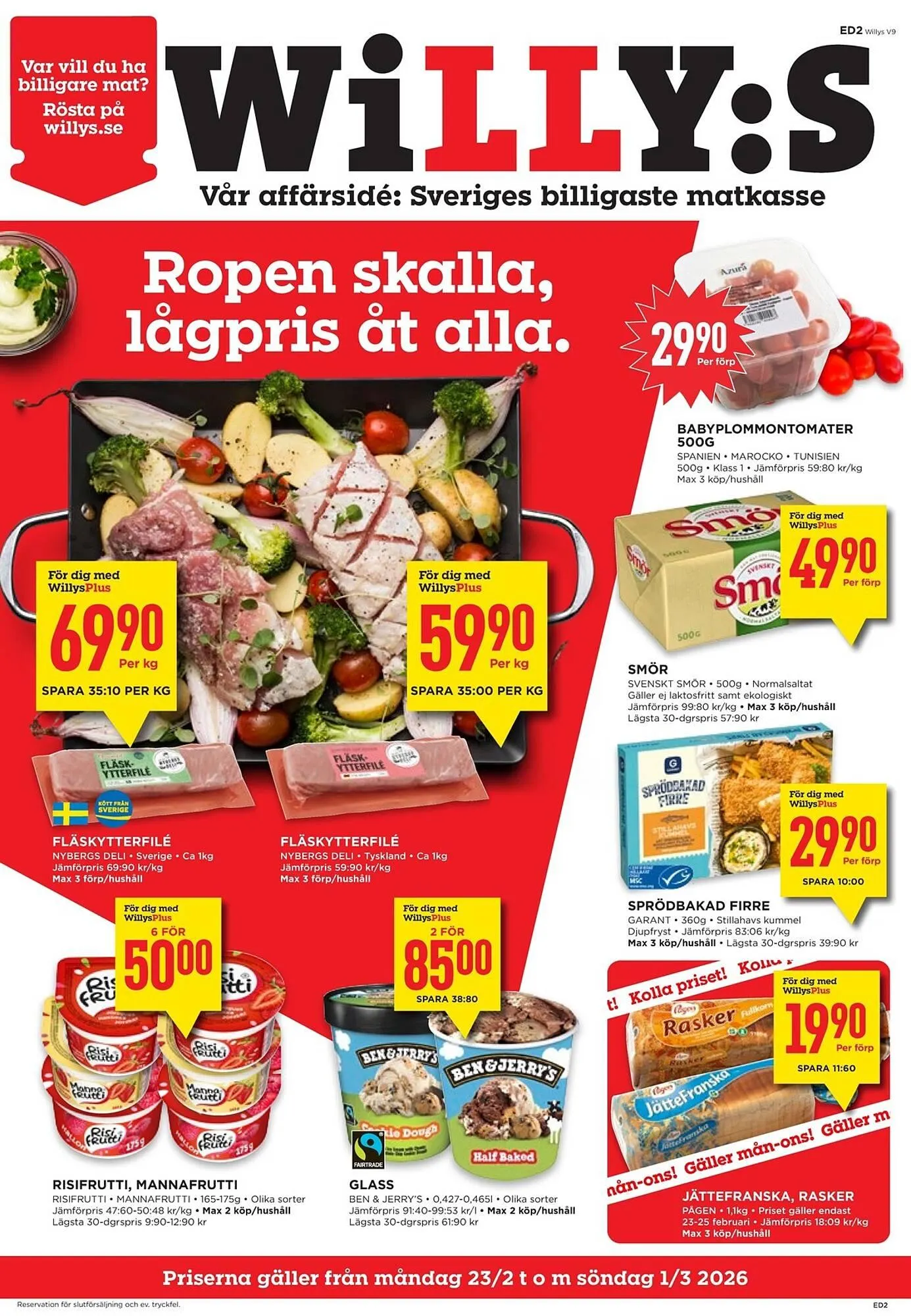 Willys reklamblad - 1