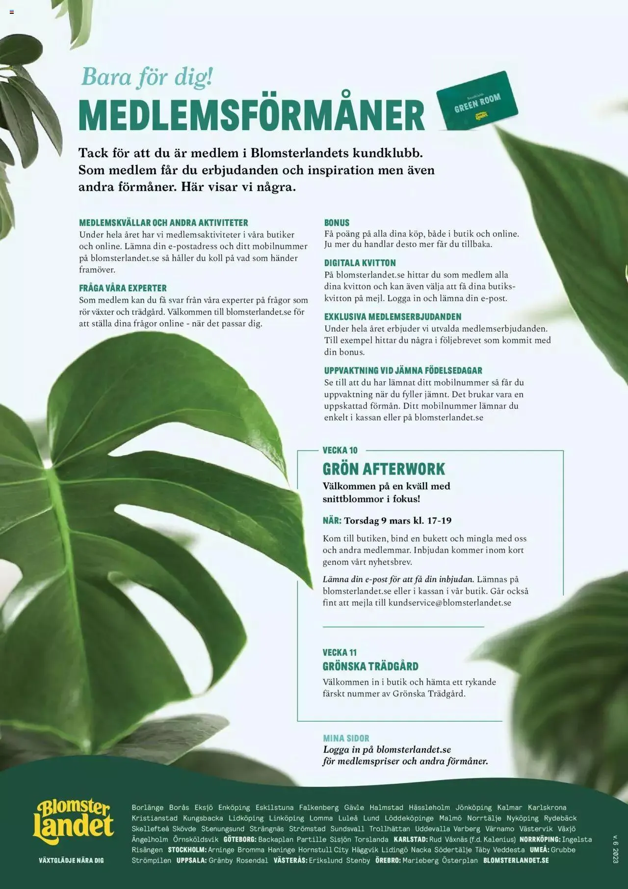 Blomsterlandet - Grönska #1 från 6 februari till 31 december 2023 - Reklamblad sidor 24
