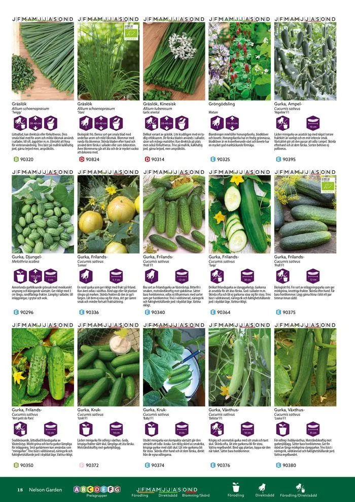 Nelson Gardens frökatalog 2024 är här! från 6 mars till 31 december 2024 - Reklamblad sidor 18