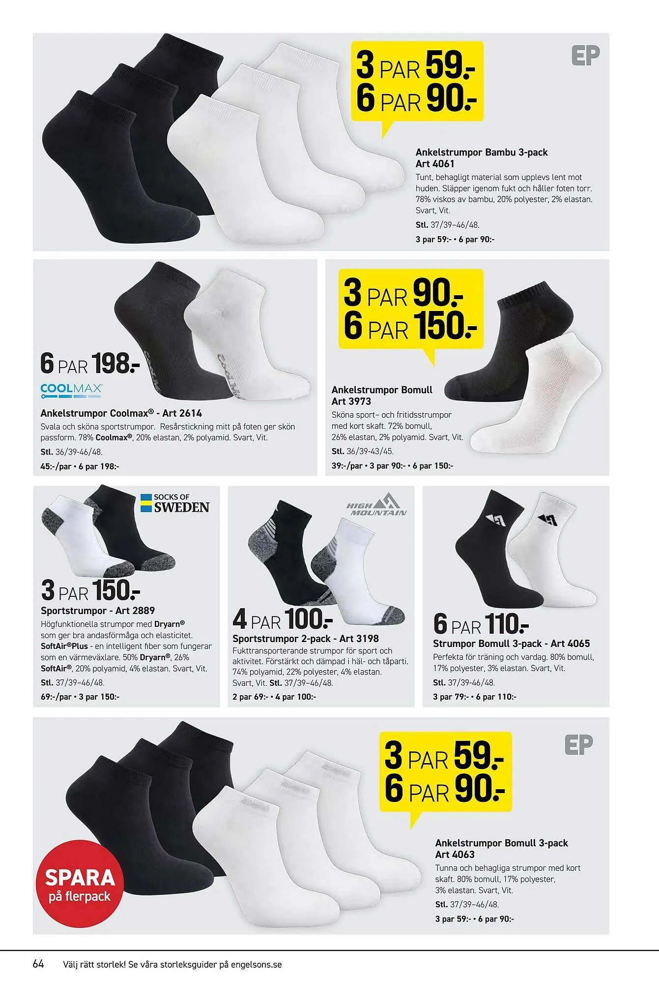 Engelsons katalog från 9 mars till 15 mars 2026 - Reklamblad sidor 64
