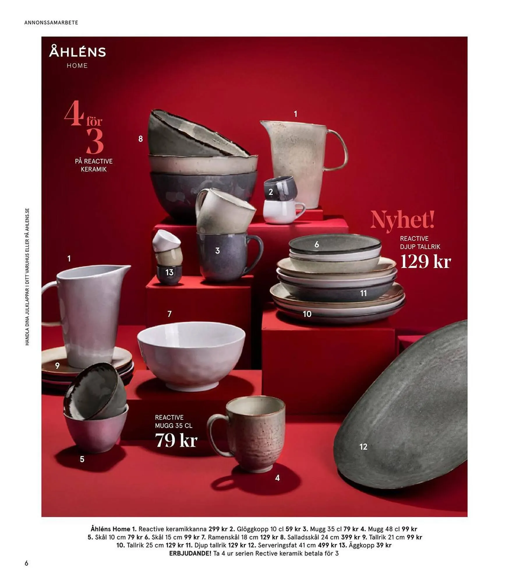Åhléns reklamblad från 24 november till 24 december 2023 - Reklamblad sidor 6