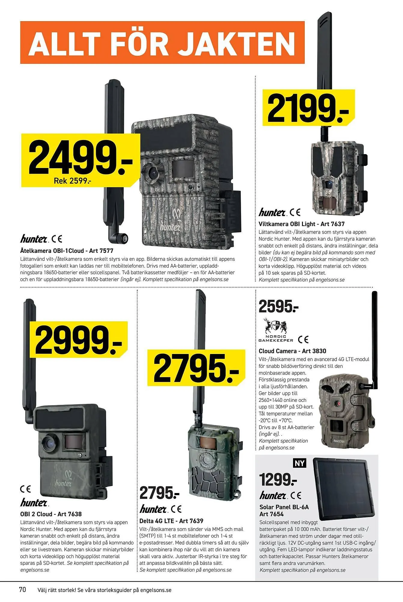 Engelsons reklamblad från 1 juli till 31 juli 2025 - Reklamblad sidor 70