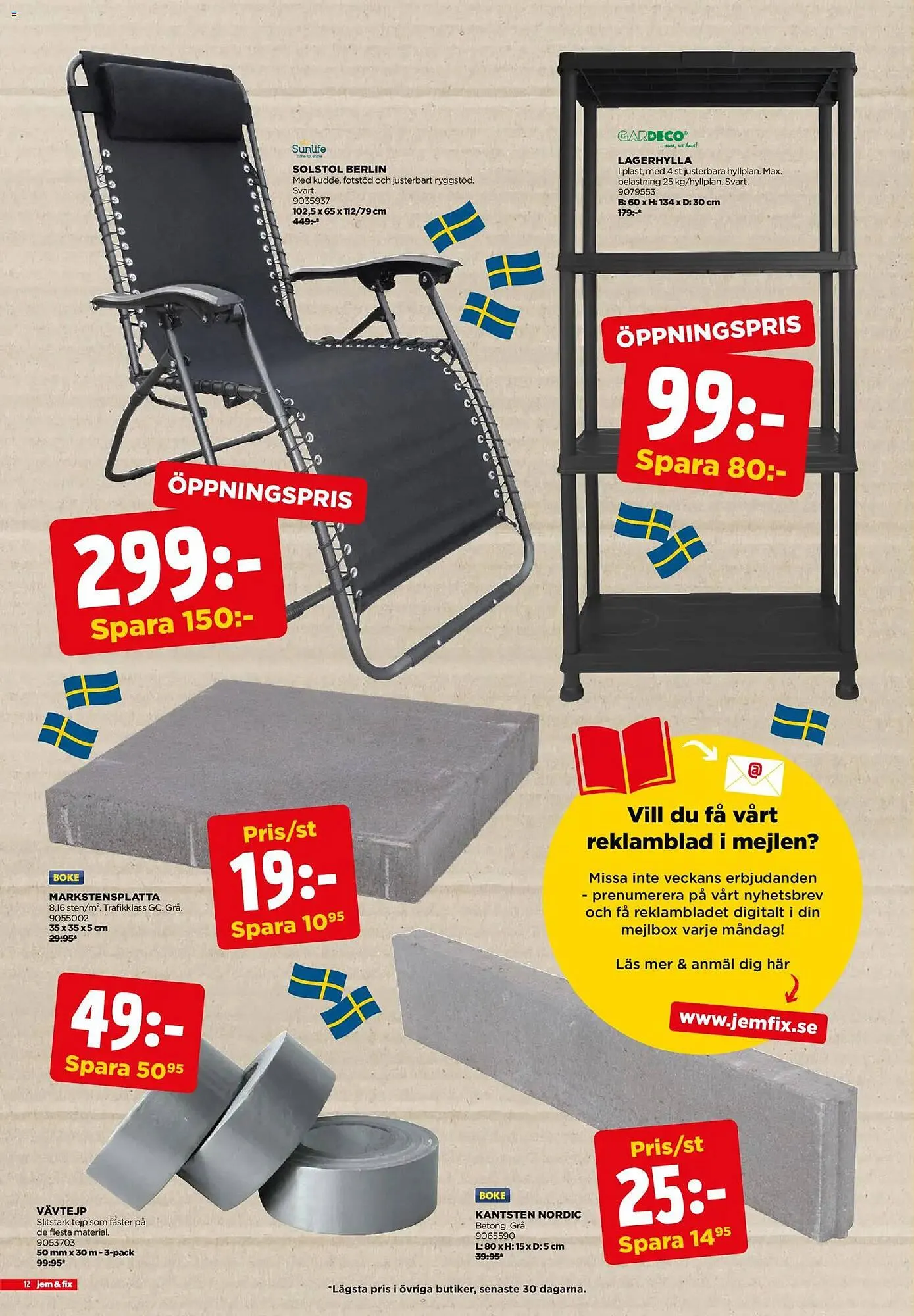 Jem&Fix reklamblad från 22 april till 26 april 2026 - Reklamblad sidor 12