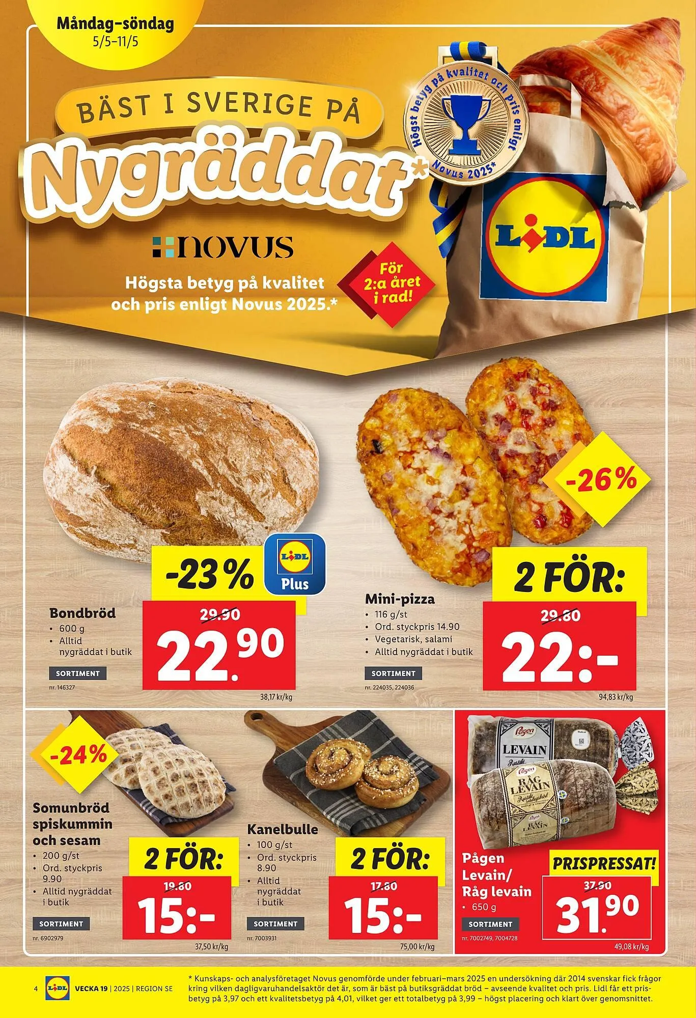 Lidl reklamblad från 5 maj till 11 maj 2025 - Reklamblad sidor 4