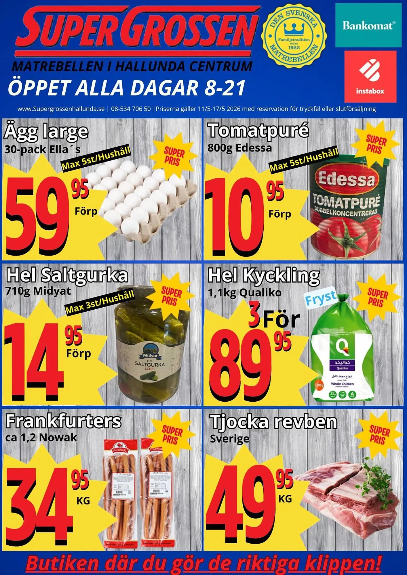 Supergrossen reklamblad - 1