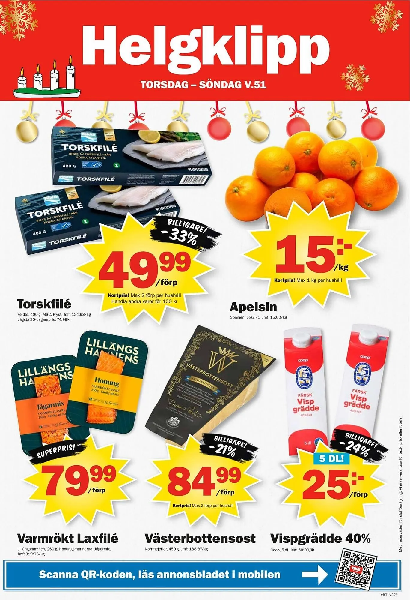 Pekås reklamblad från 15 december till 21 december 2025 - Reklamblad sidor 12