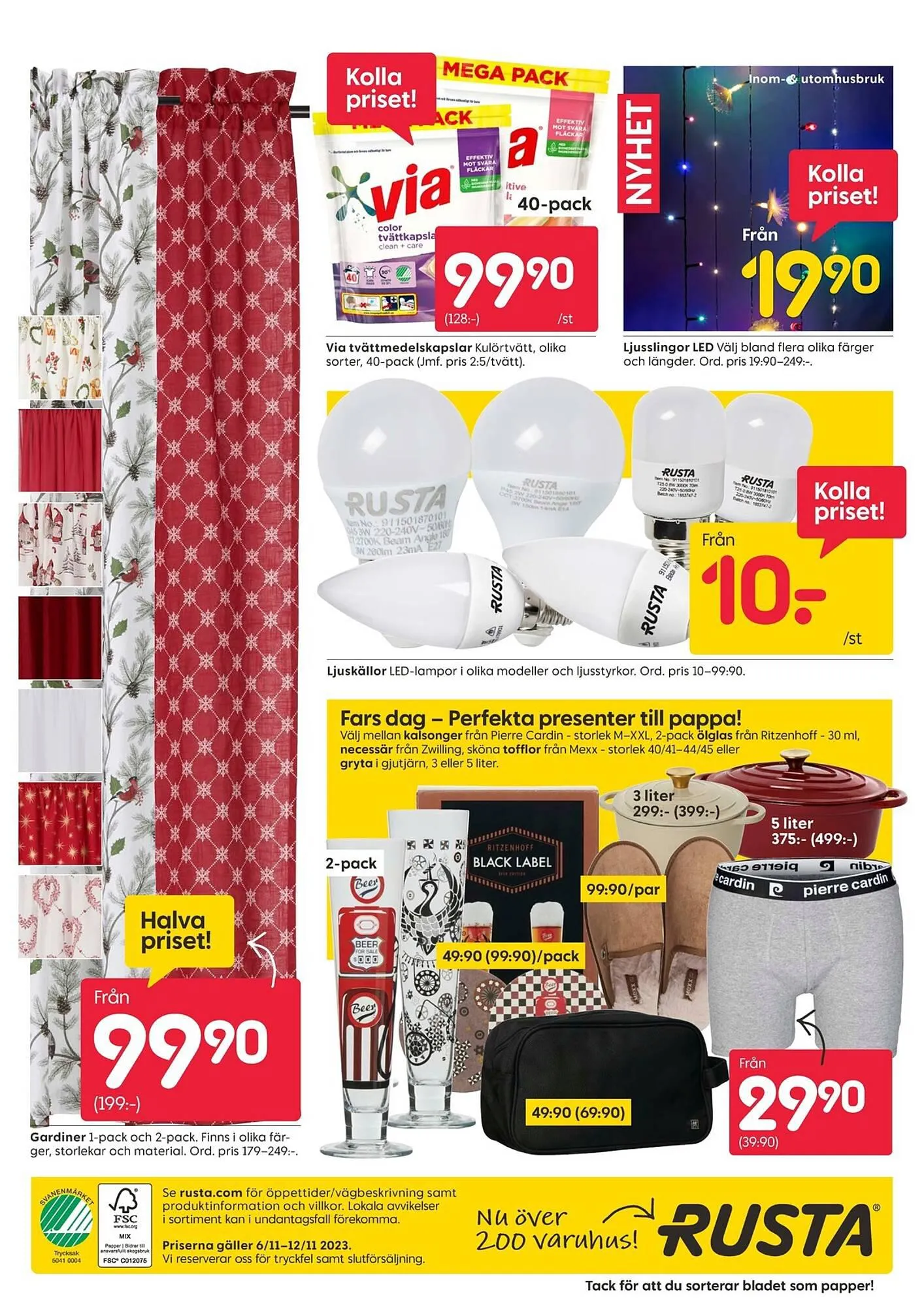 Rusta reklamblad från 6 november till 12 november 2023 - Reklamblad sidor 16