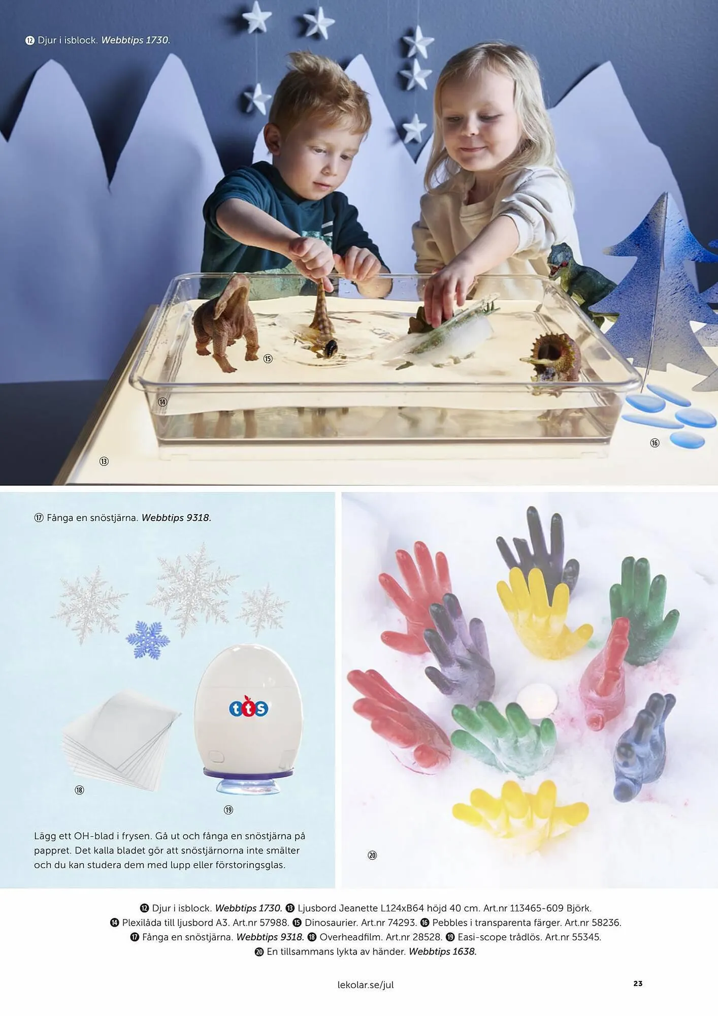 Lekolar reklamblad från 1 oktober till 31 december 2023 - Reklamblad sidor 23