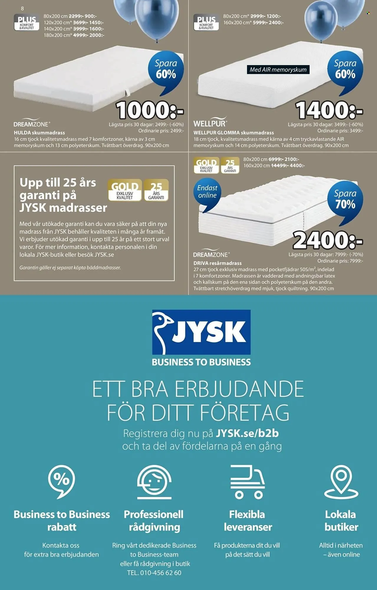 JYSK reklamblad från 30 mars till 26 april 2026 - Reklamblad sidor 8