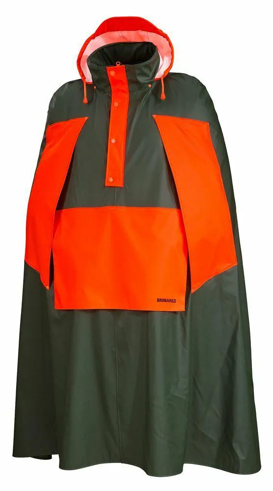 Jaktponcho PU Orange