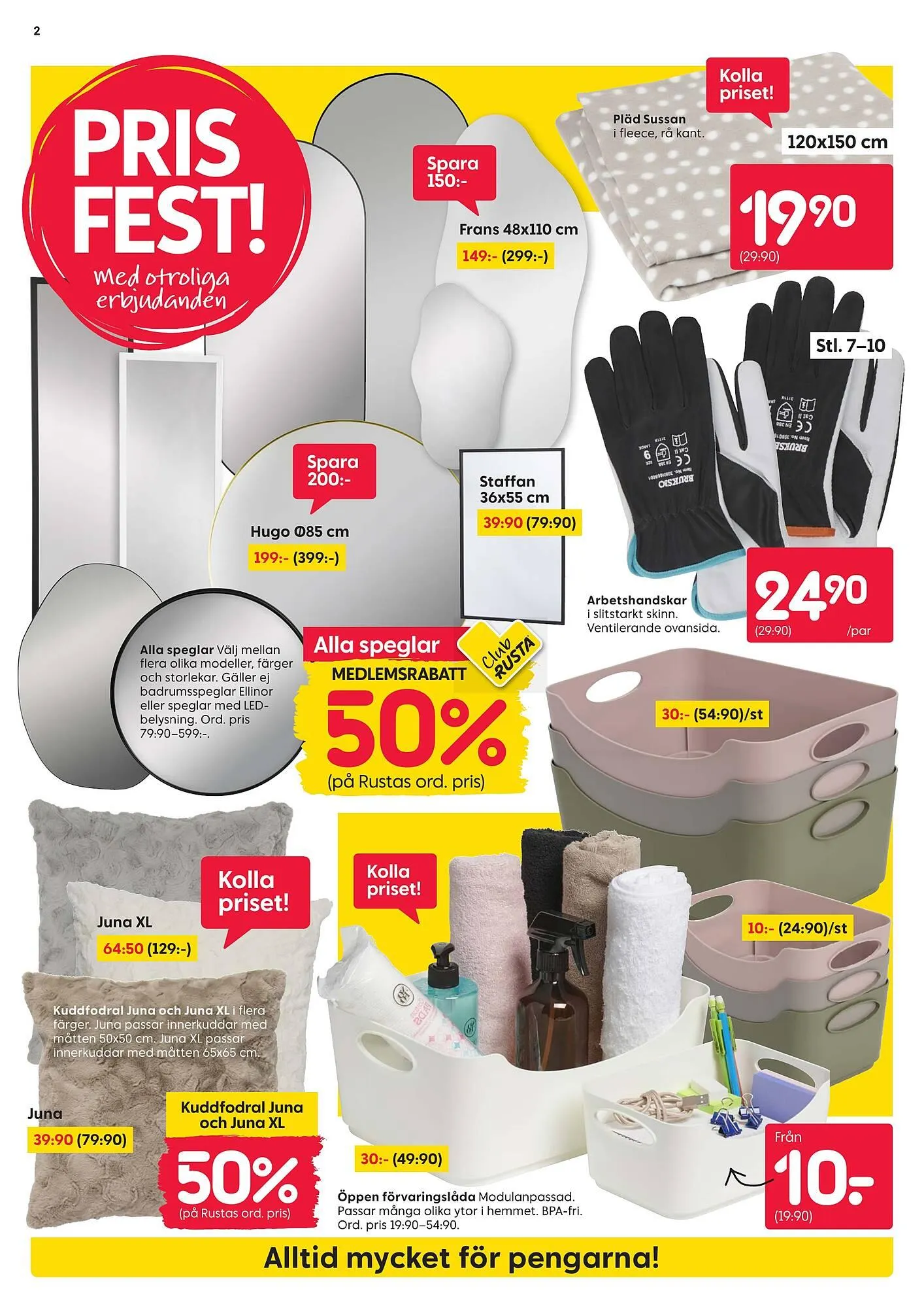 Rusta reklamblad från 18 augusti till 23 augusti 2025 - Reklamblad sidor 2