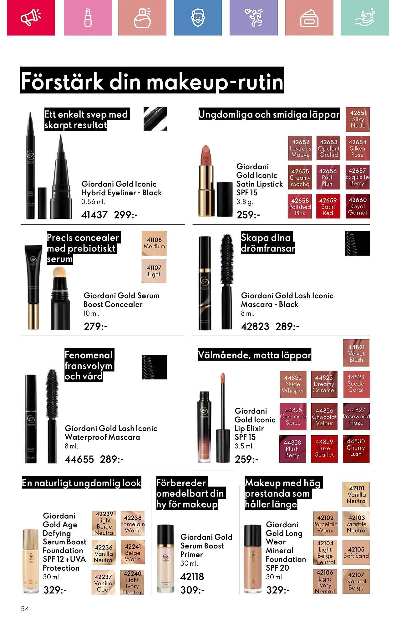 Oriflame reklamblad från 26 januari till 15 februari 2025 - Reklamblad sidor 54