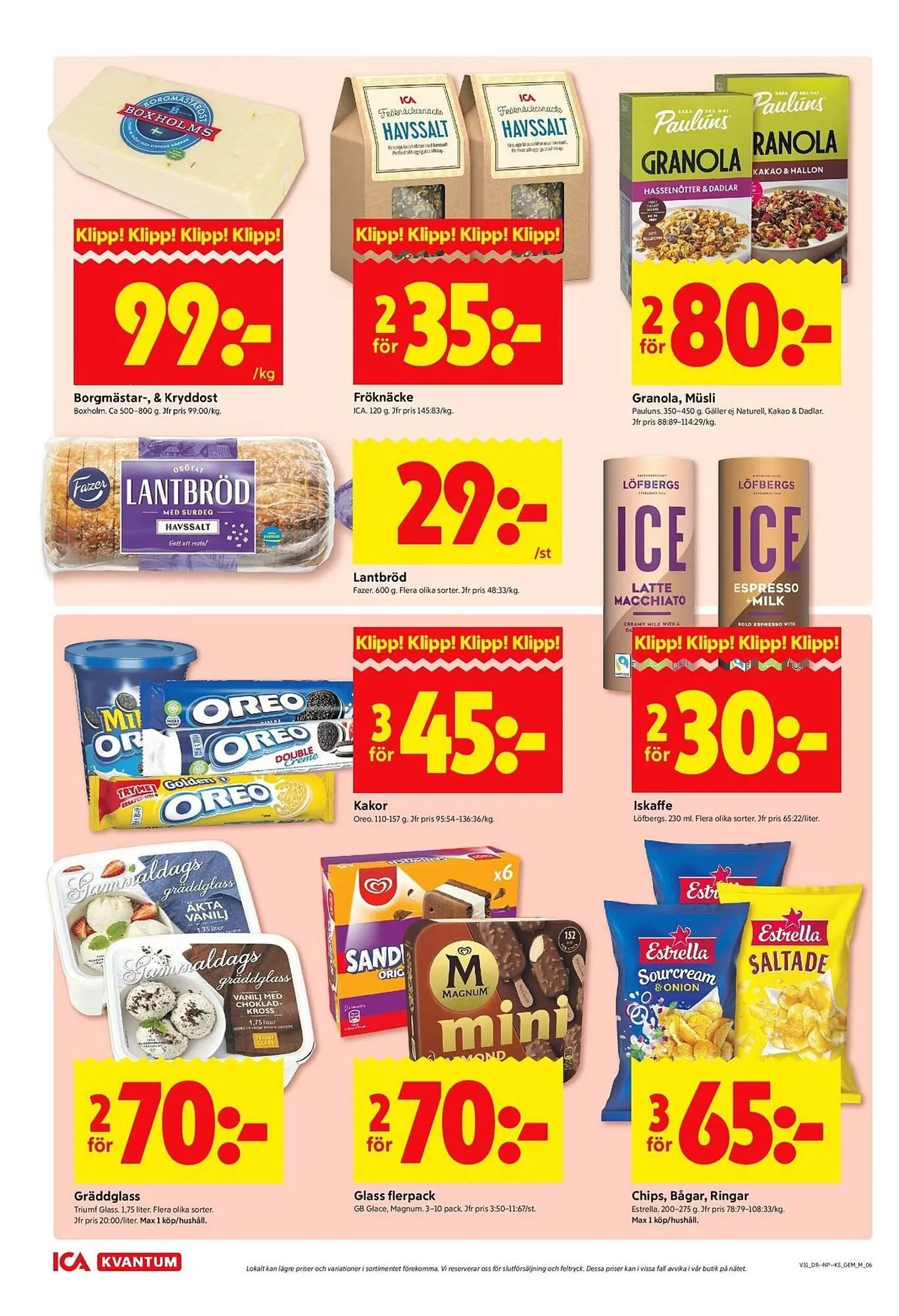 ICA Kvantum reklamblad från 28 juli till 3 augusti 2025 - Reklamblad sidor 6