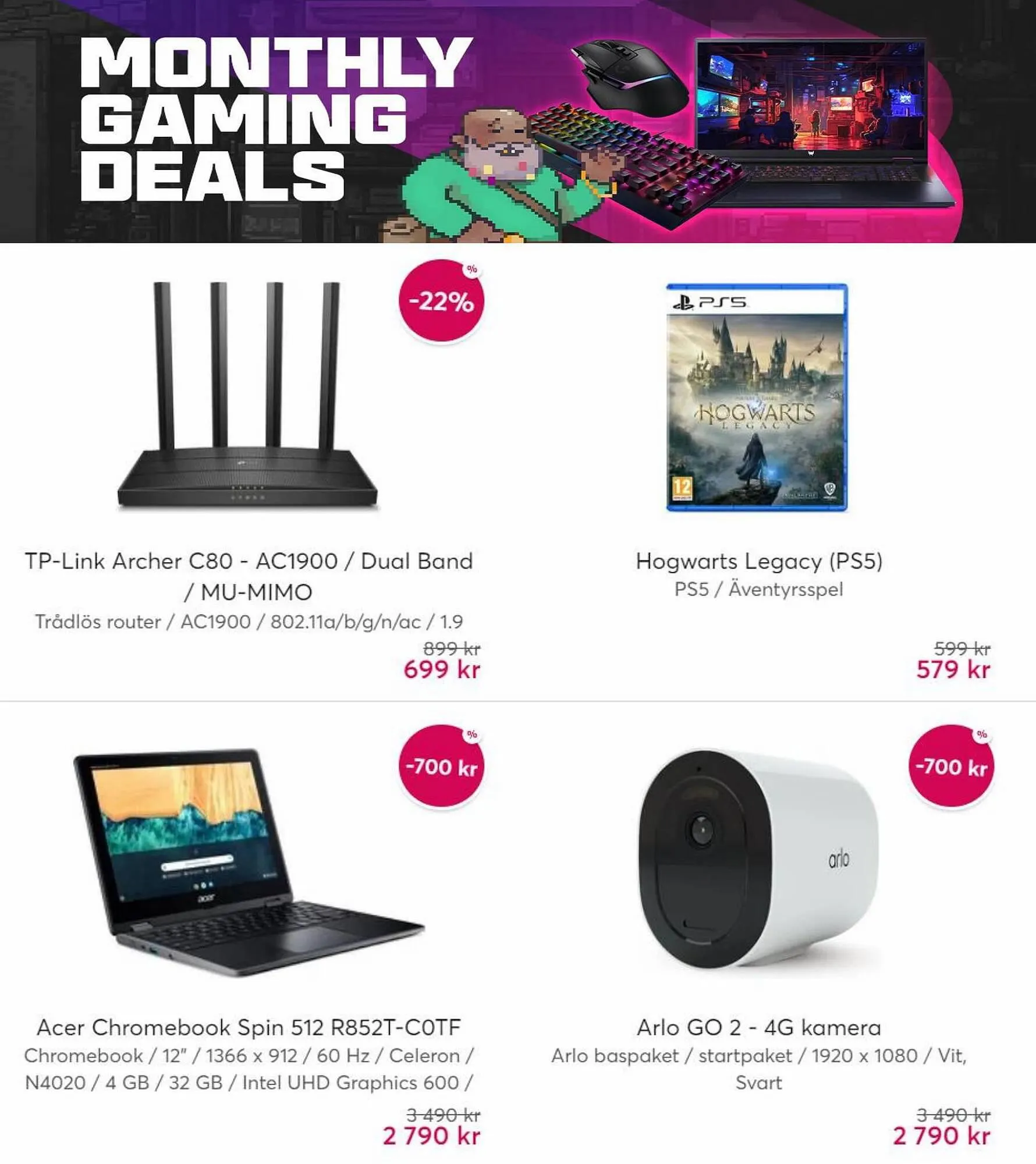 Webhallen reklamblad från 23 oktober till 29 november 2023 - Reklamblad sidor 8