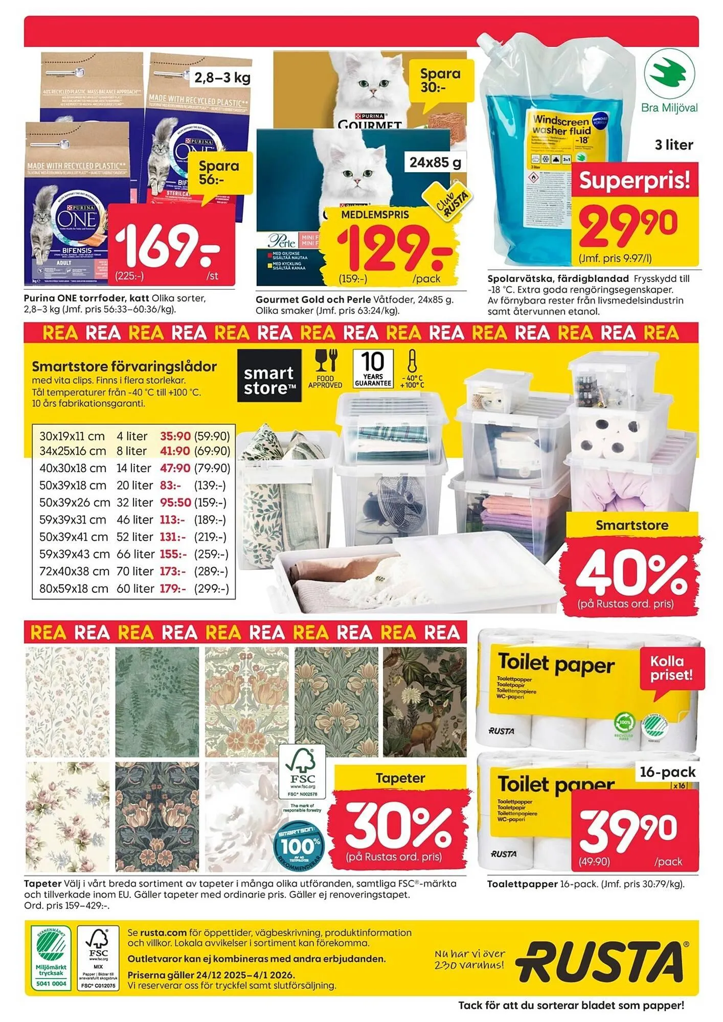 Rusta reklamblad från 24 december till 4 januari 2026 - Reklamblad sidor 16